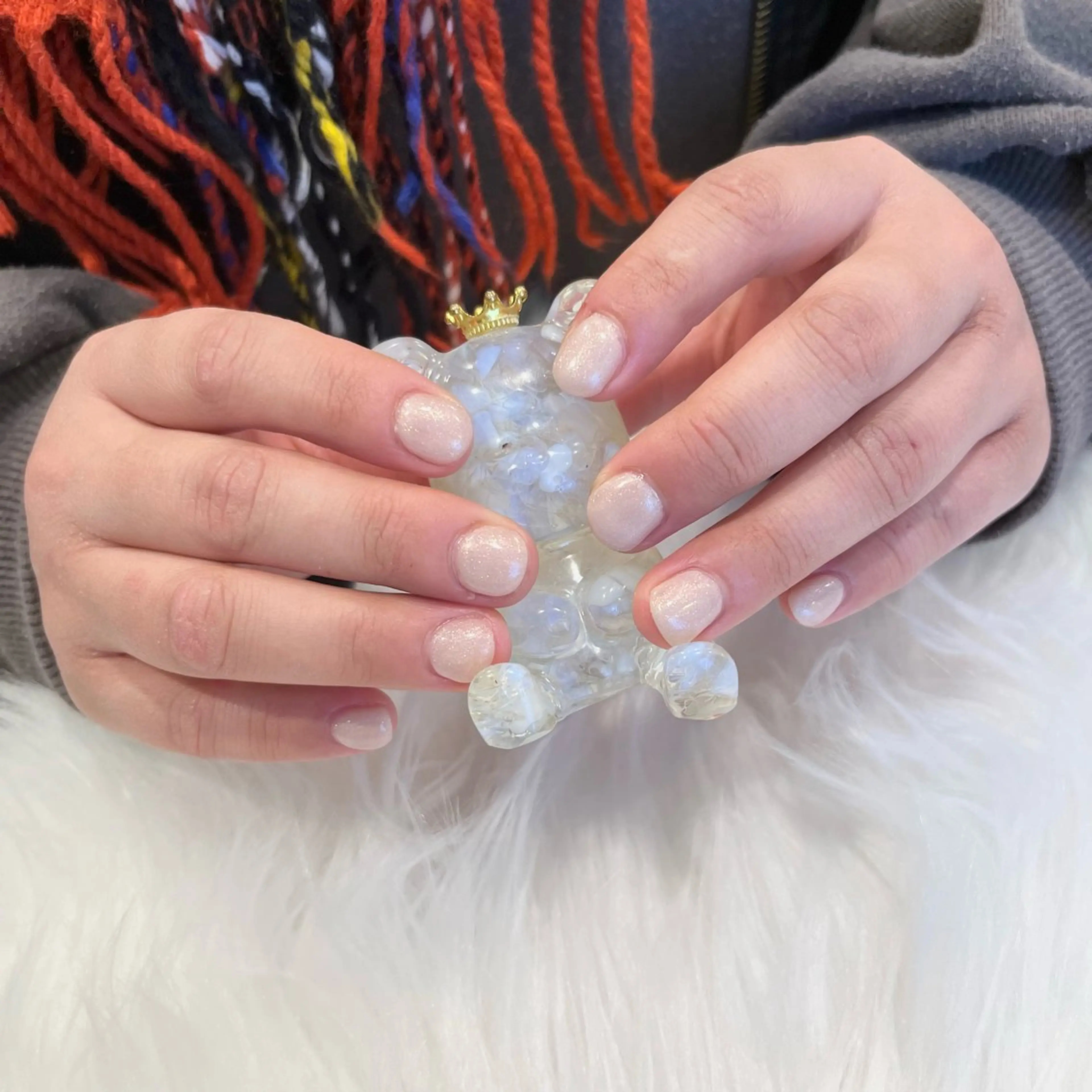 ネイル ラメ(グリッター) ワンカラーネイル ハンドネイル Nobody_ Mikieのネイルデザイン