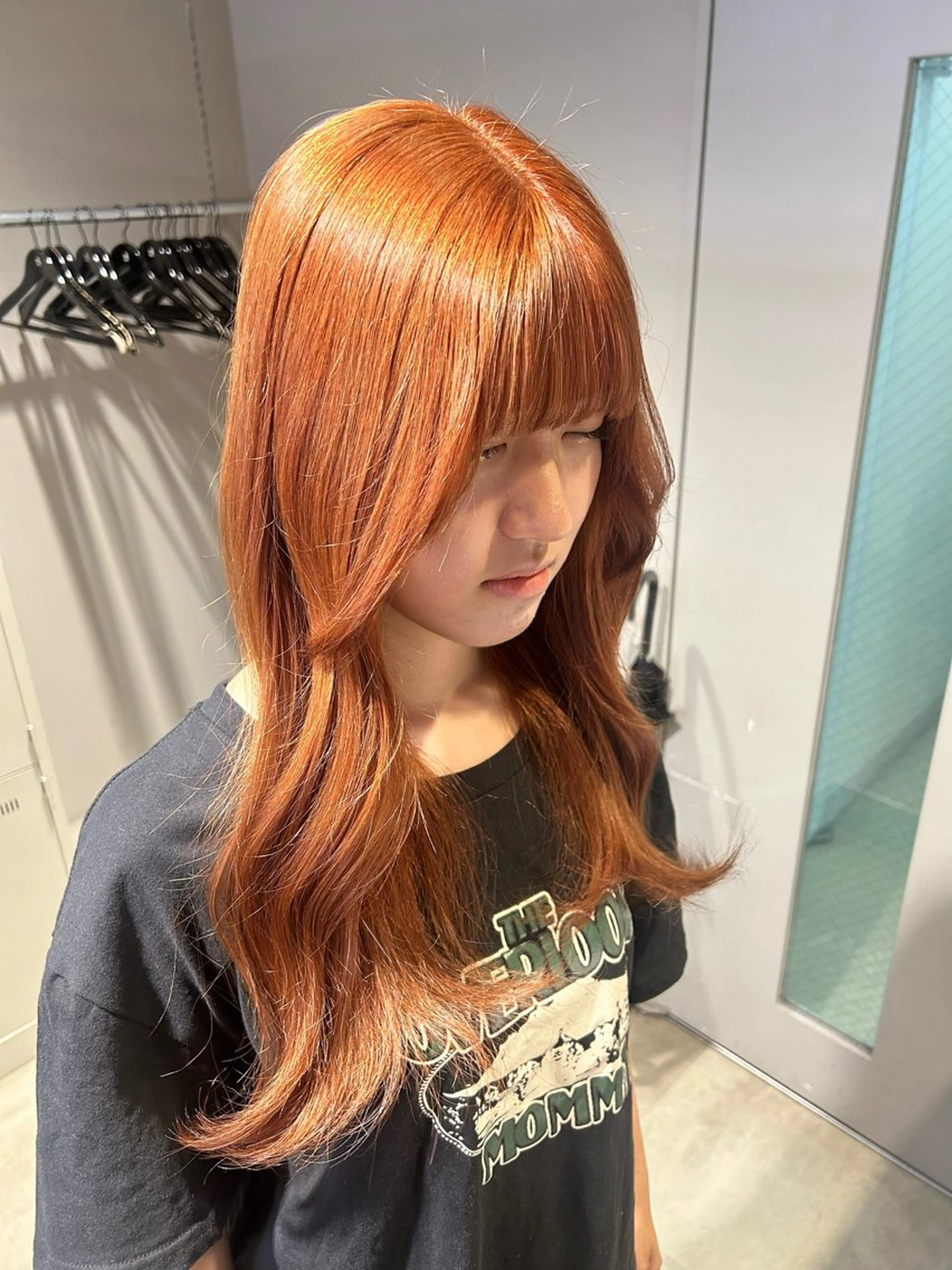 カラー ヘアカラー トリートメント 透明感ベージュ🤎 ナチュラルレイヤーのヘアスタイル