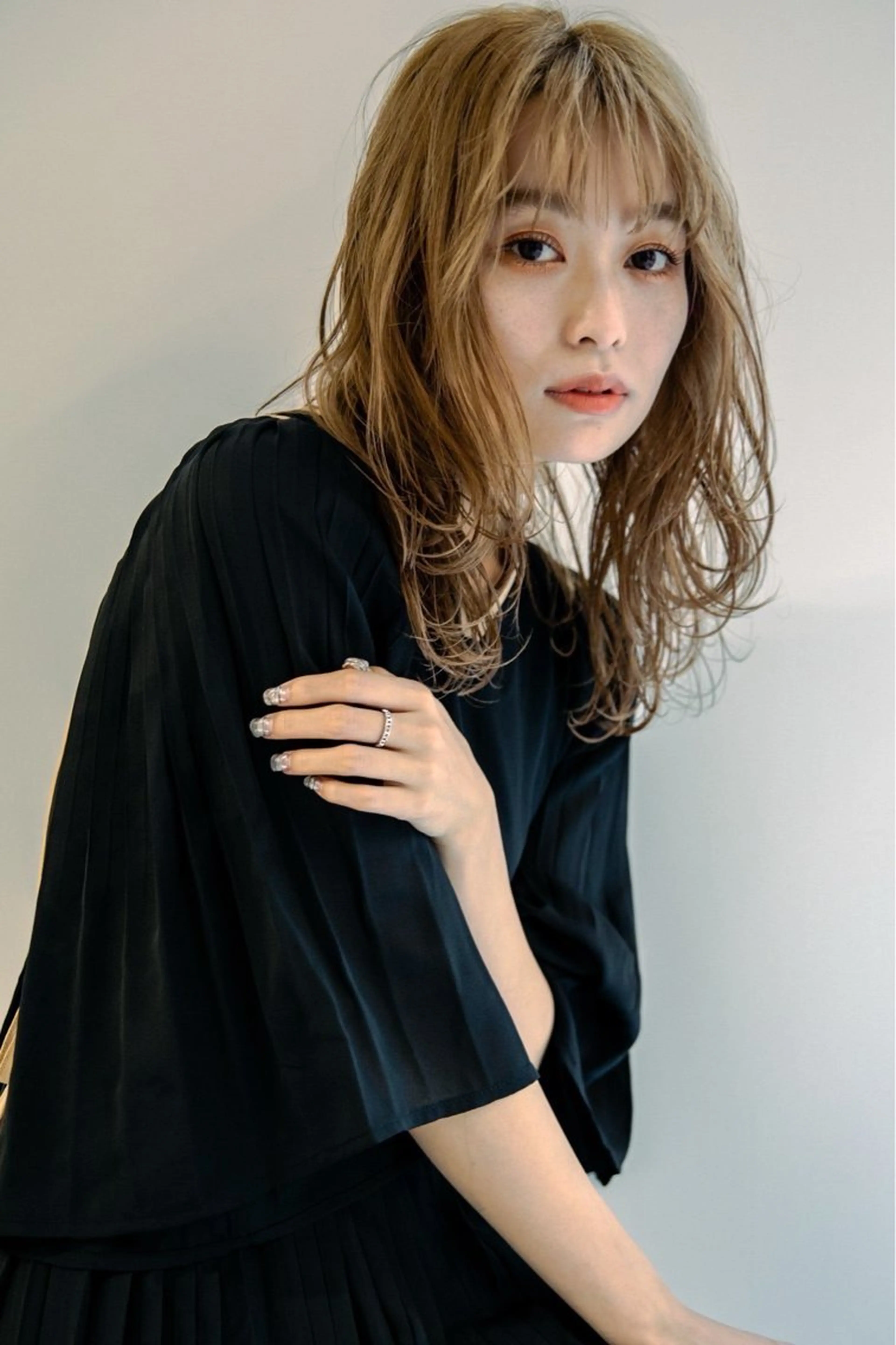 ミディアム ミディアムパーマ エクステ ハイライト 髪質改善 レイヤーカット カット ヘアカラー トリートメント 🌜 Lulu 🌛 公式/大通のヘアスタイル