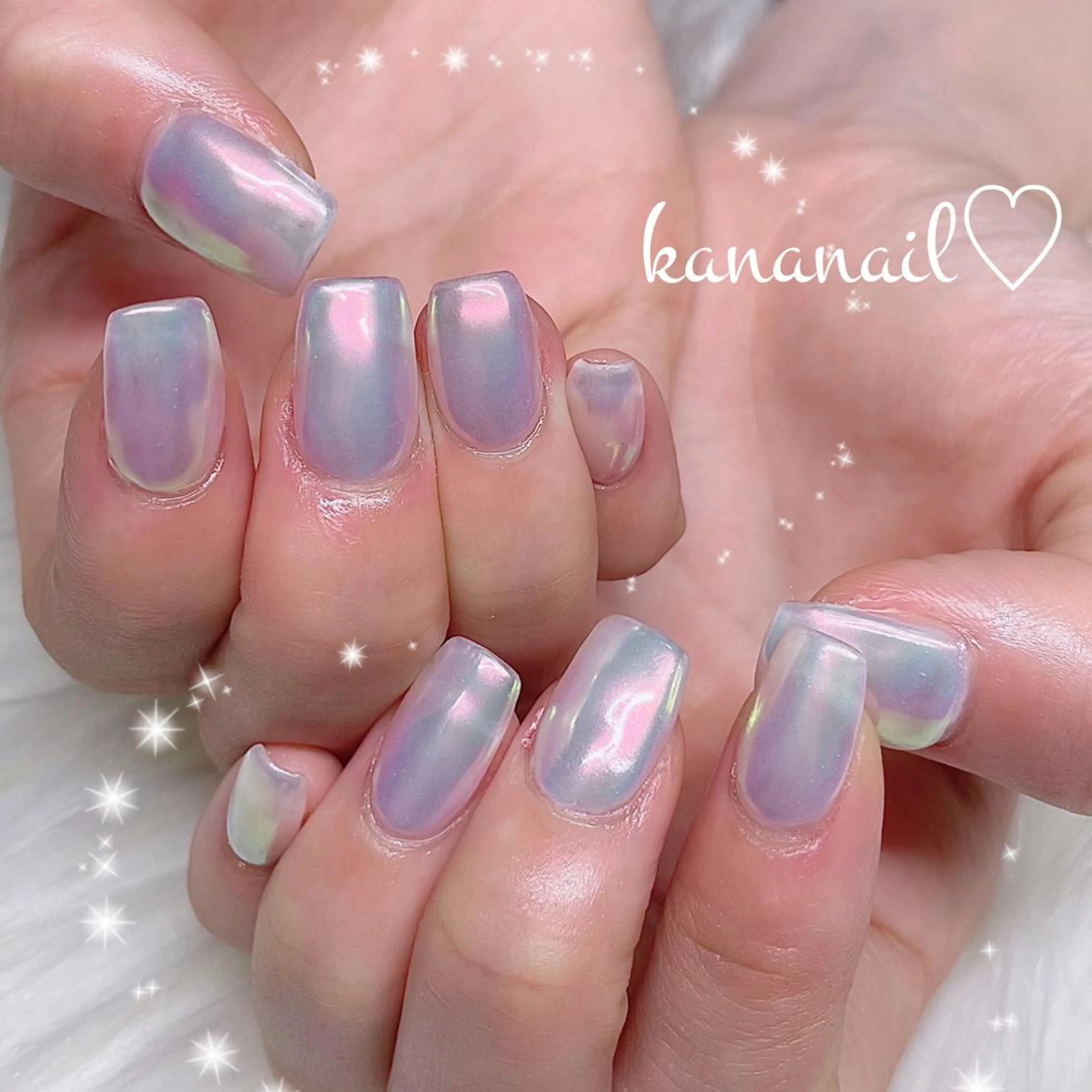 ネイル オーロラネイル kananail ♡のネイルデザイン