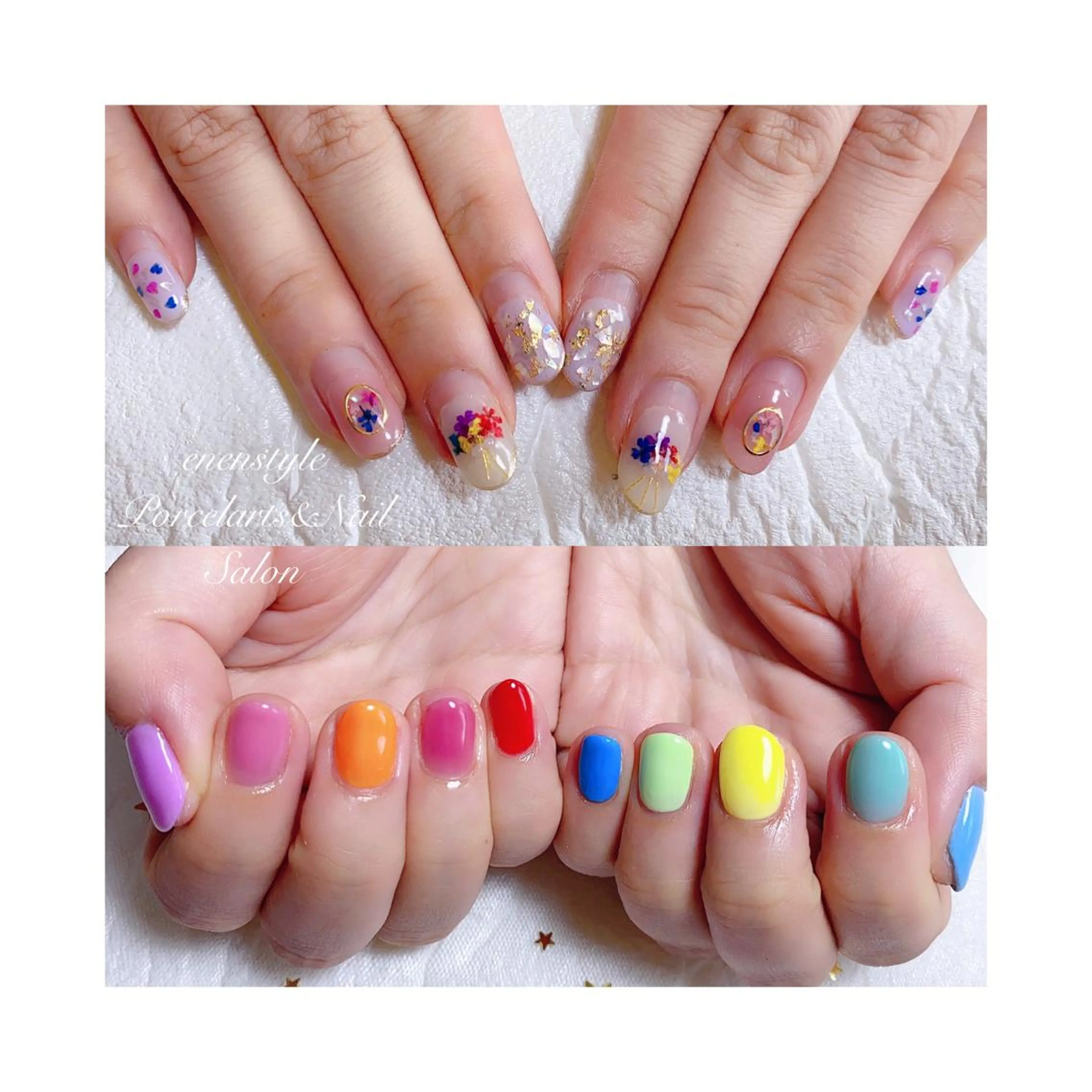 ミディアム ネイル ジェルネイル ニュアンスネイル オフィスネイル ワンカラーネイル パラジェル ハンドネイル 👑enen style👑のネイルデザイン