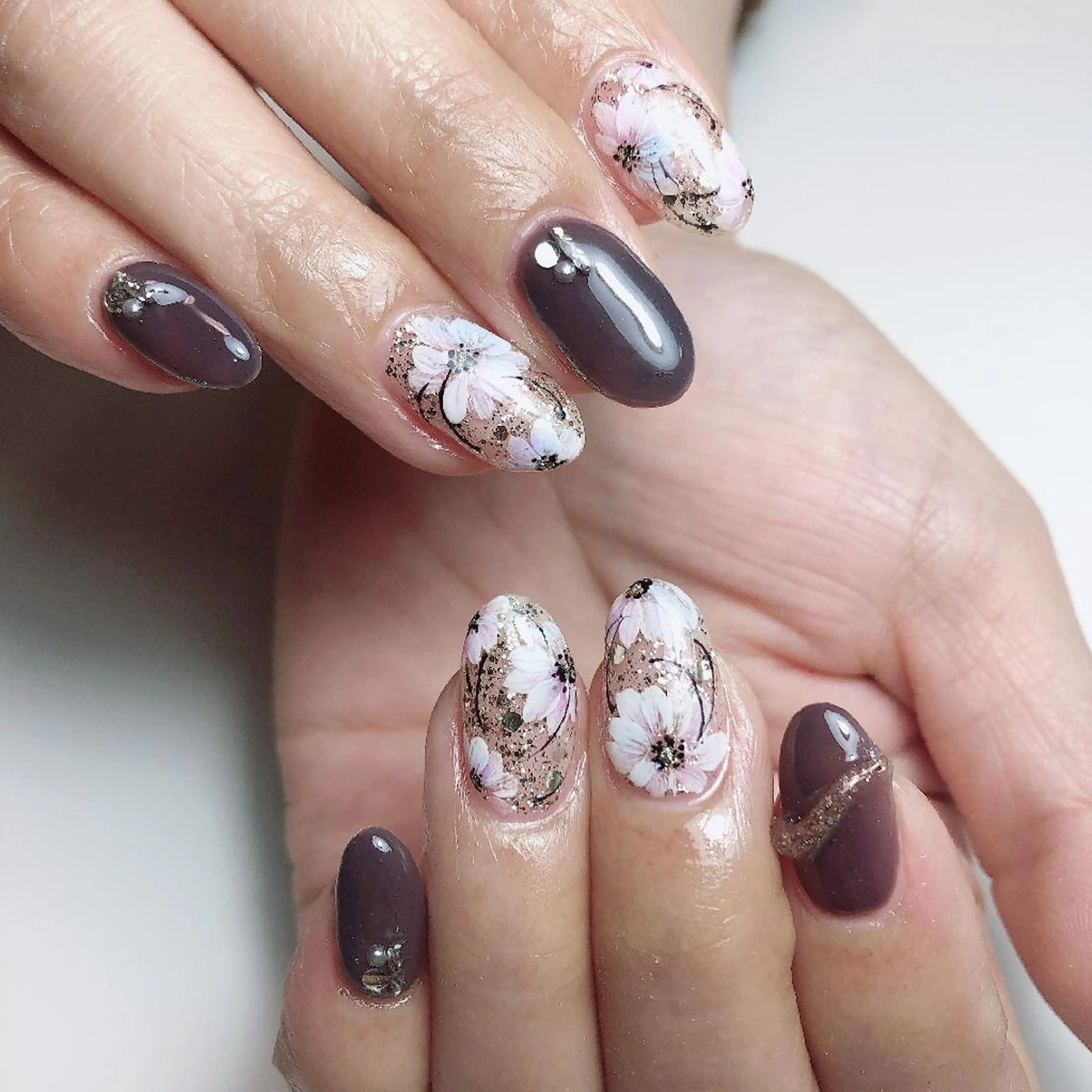 ロング ネイル ☺︎山部 志麻☺︎のネイルデザイン