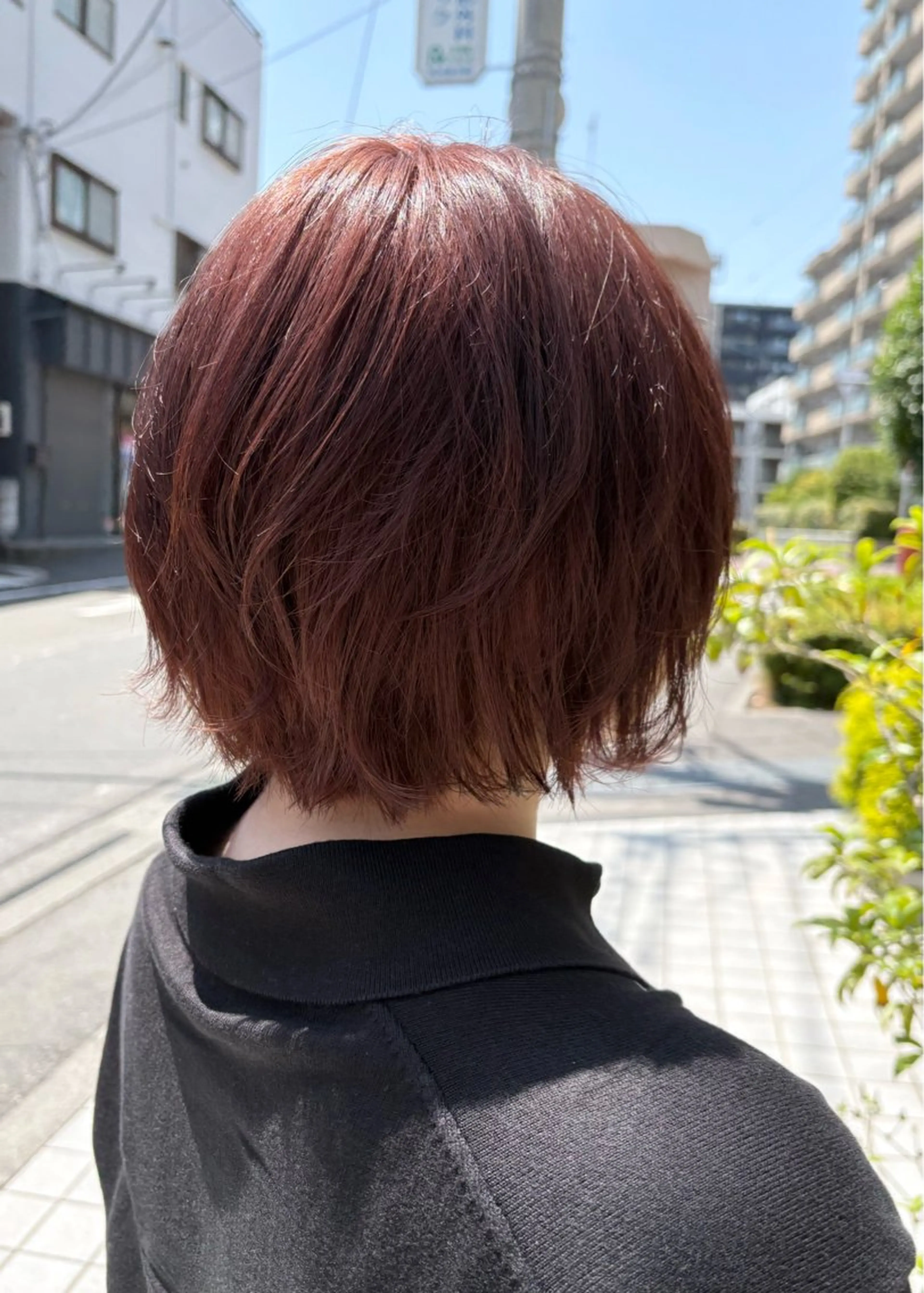ショート カラー ヘアカラー 鴫原 亜弥のヘアスタイル