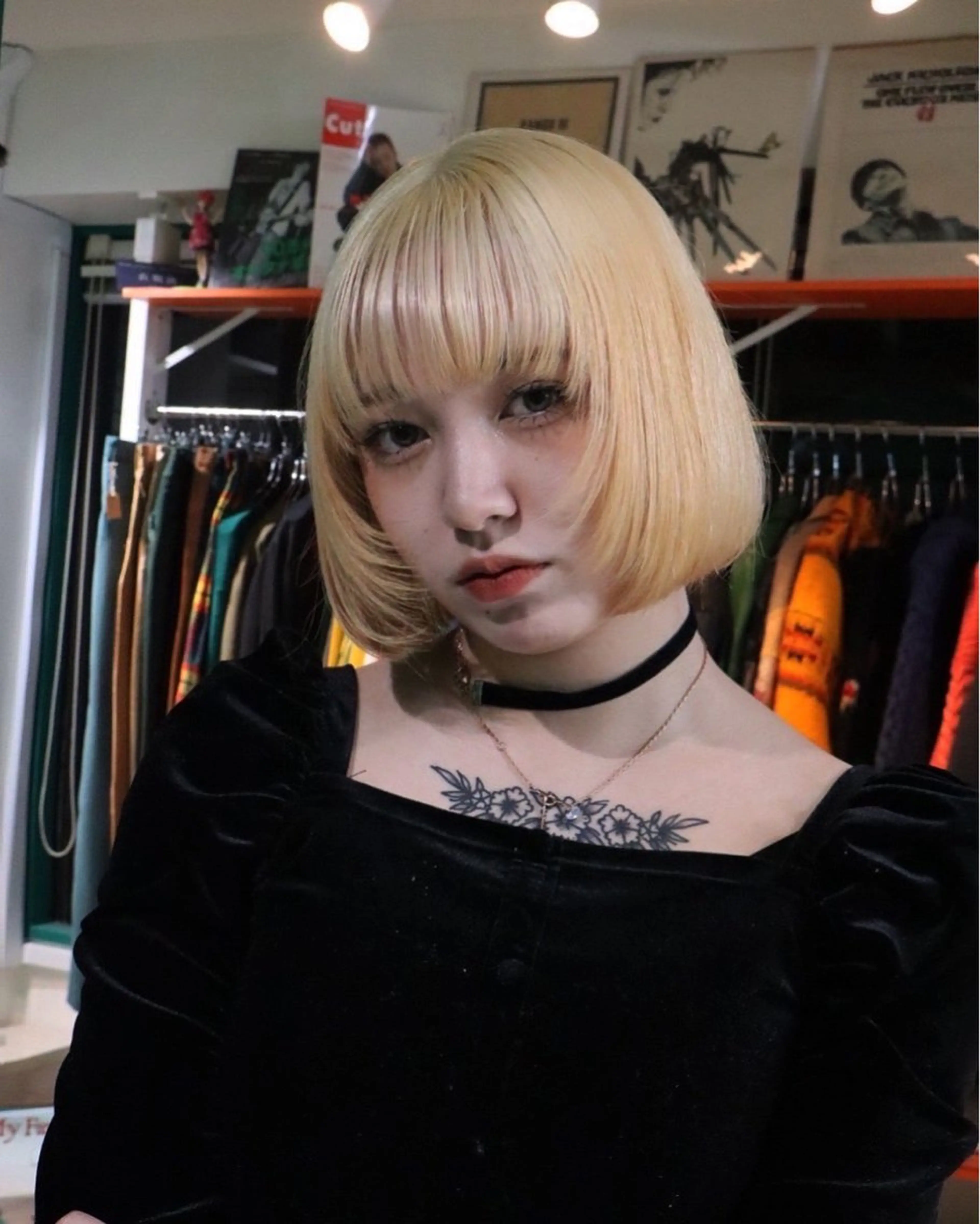 ミディアム カラー レイヤーカット /ハイトーンchaoのヘアスタイル