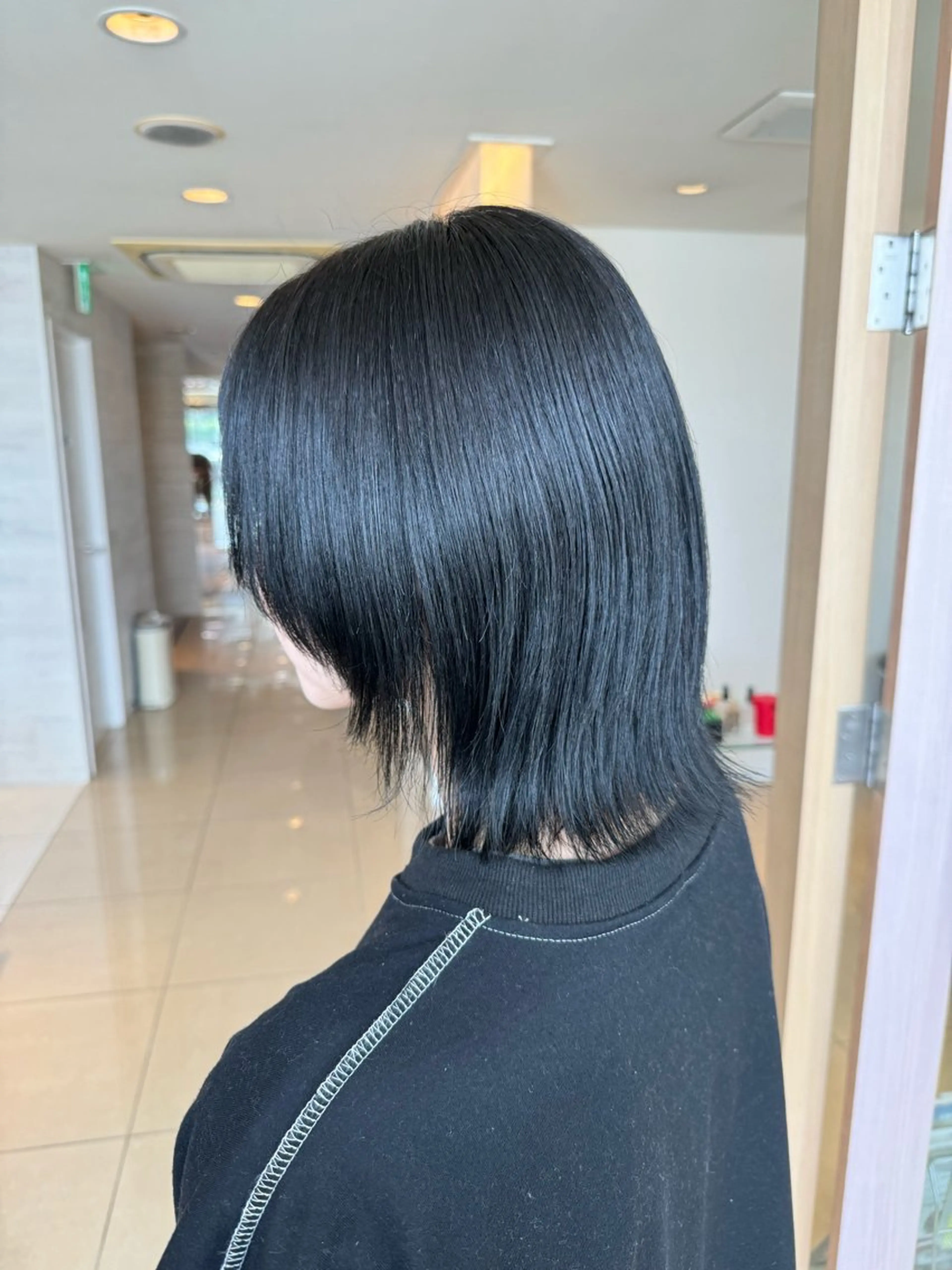 ミディアム ICHINA🦋寒色 /青髪/艶髪/大船のヘアスタイル