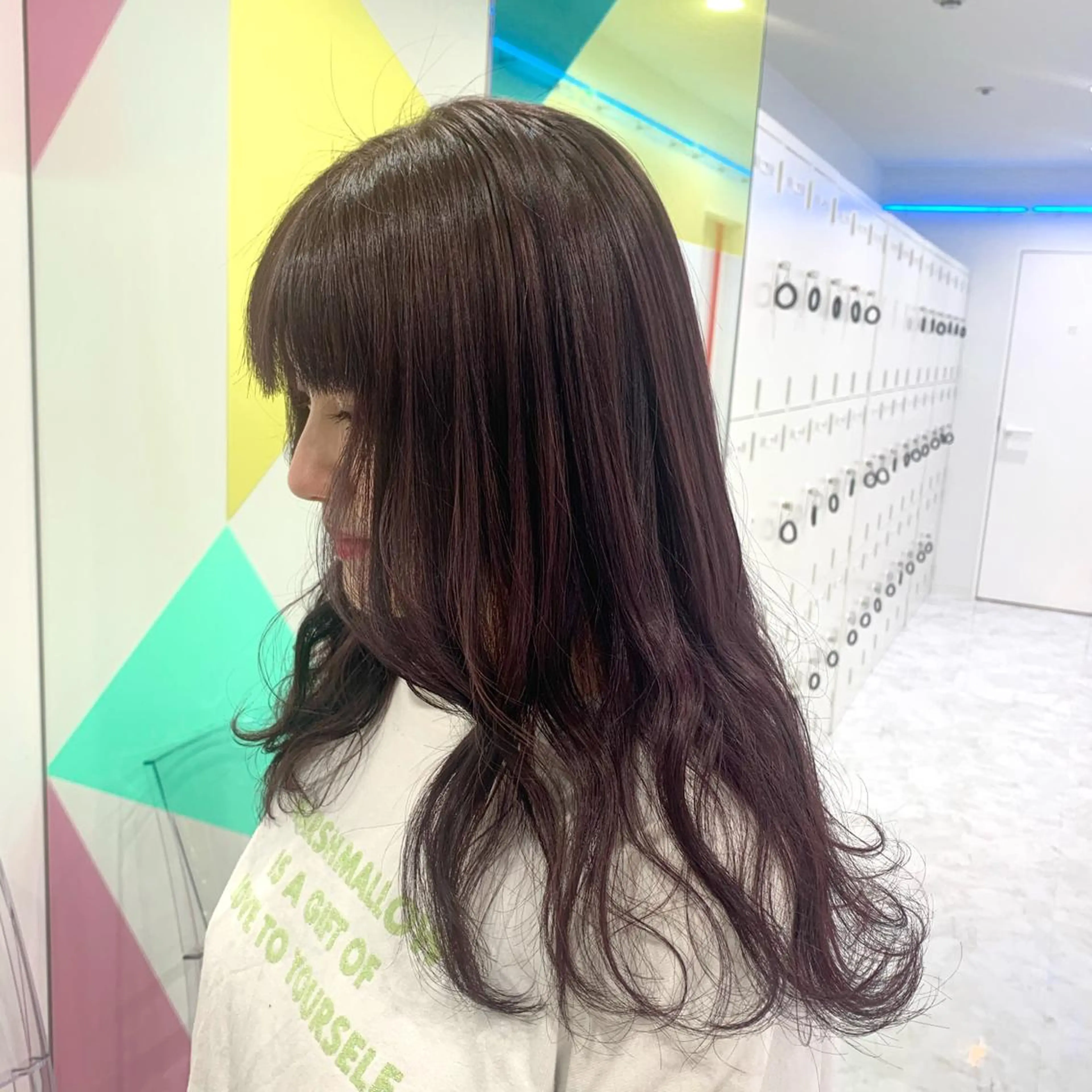 セミロング カラー ヘアアレンジ GO TODAY SHAiRE SALON  原宿verno店所属・完全💗マンツーマン marinのヘアスタイル