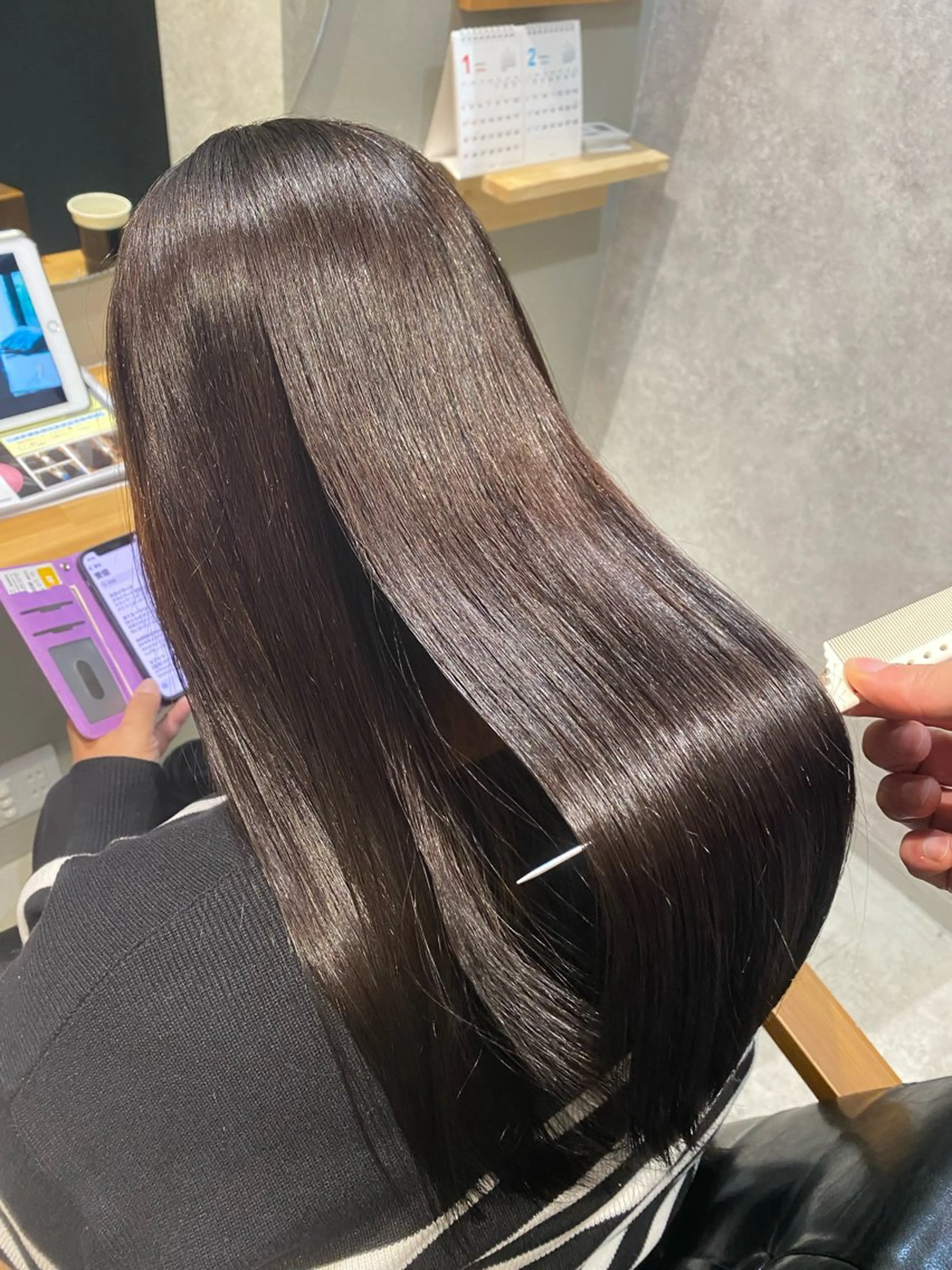 セミロング 三吉 悠介のヘアスタイル