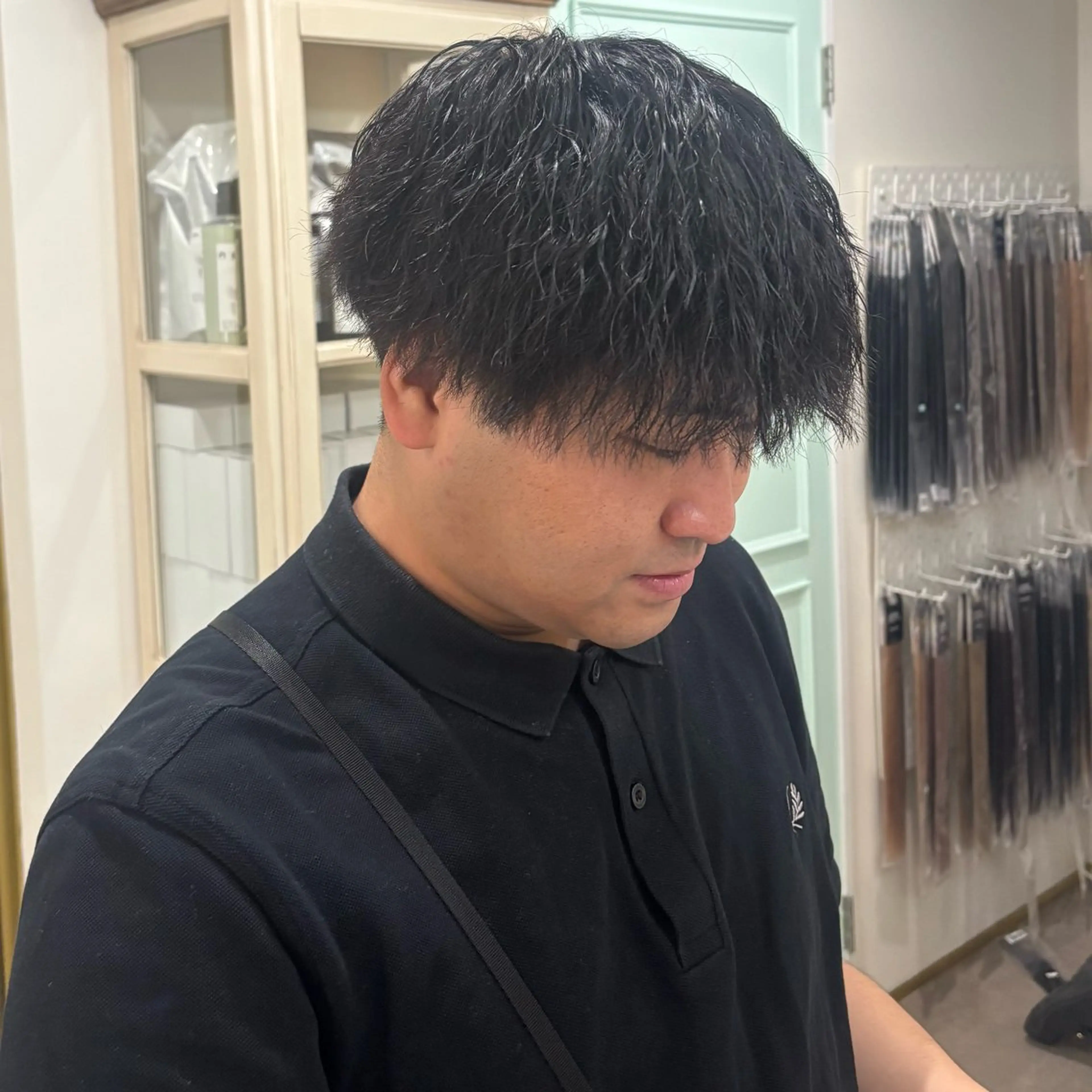 メンズ カット 美容室ORIKA AI レイヤーカットのヘアスタイル