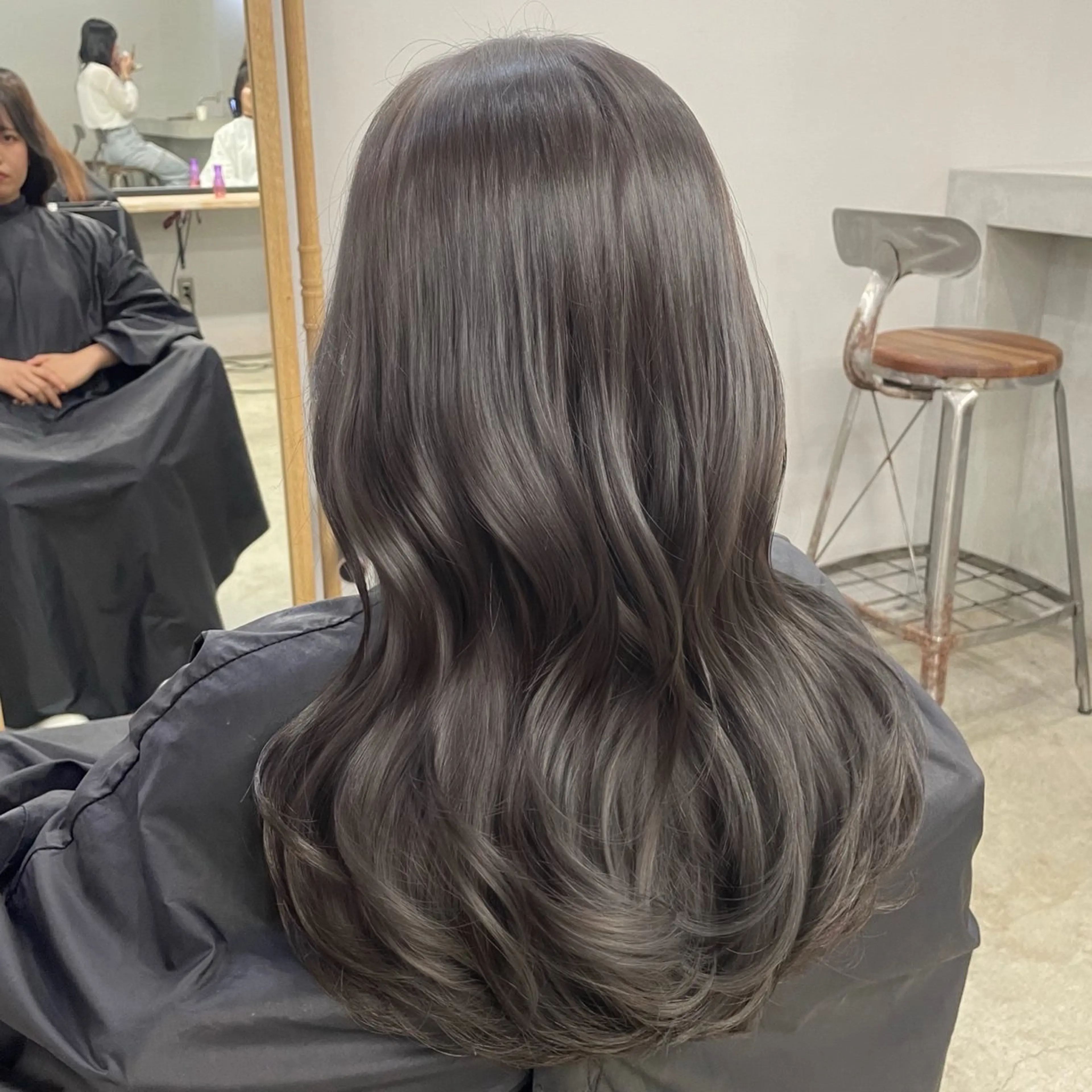 カラー 新宿/韓国ヘア/ 髪質改善ストレートのヘアスタイル