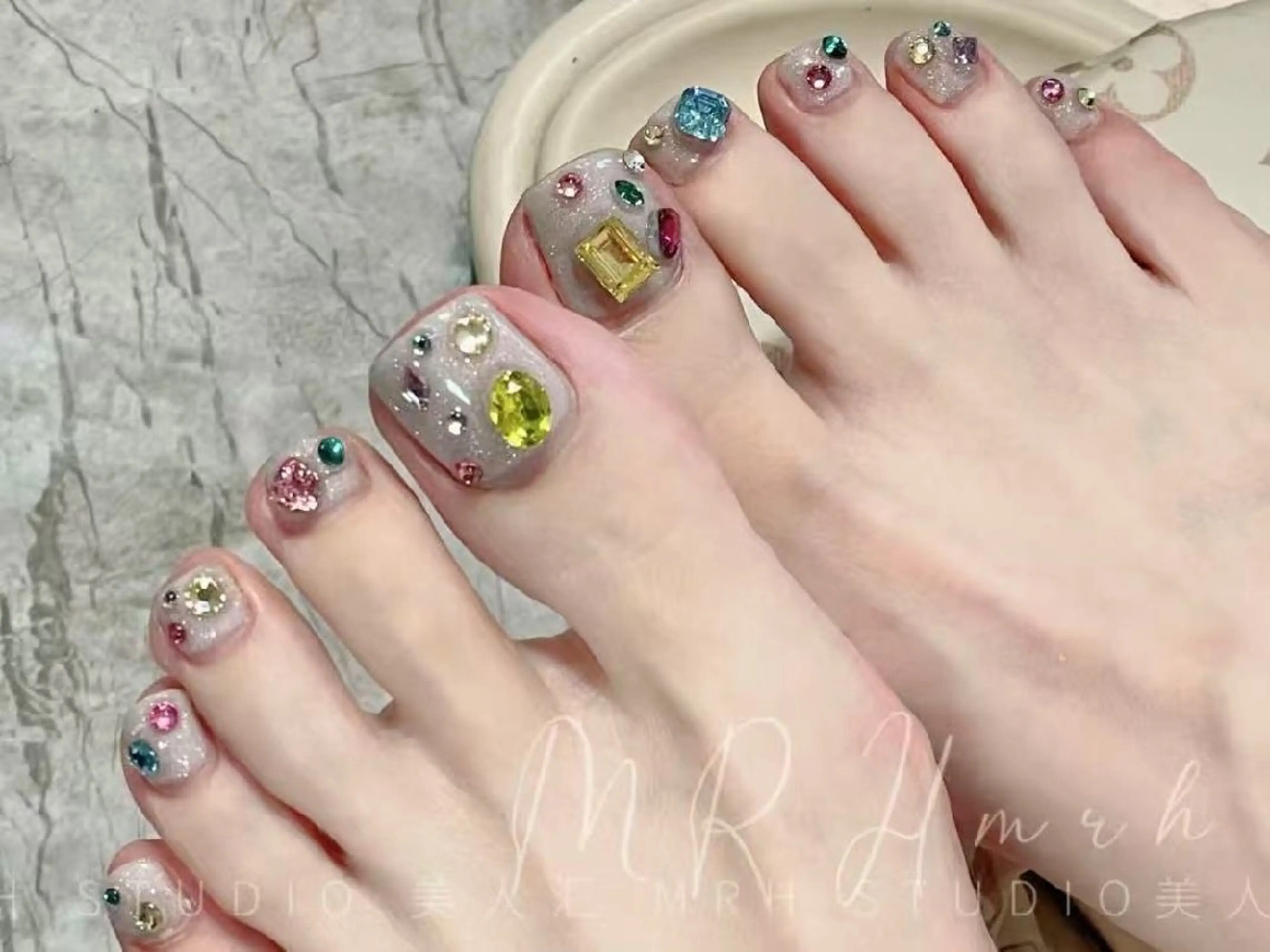 ネイル フットネイル ＫＯ ＫＯのネイルデザイン