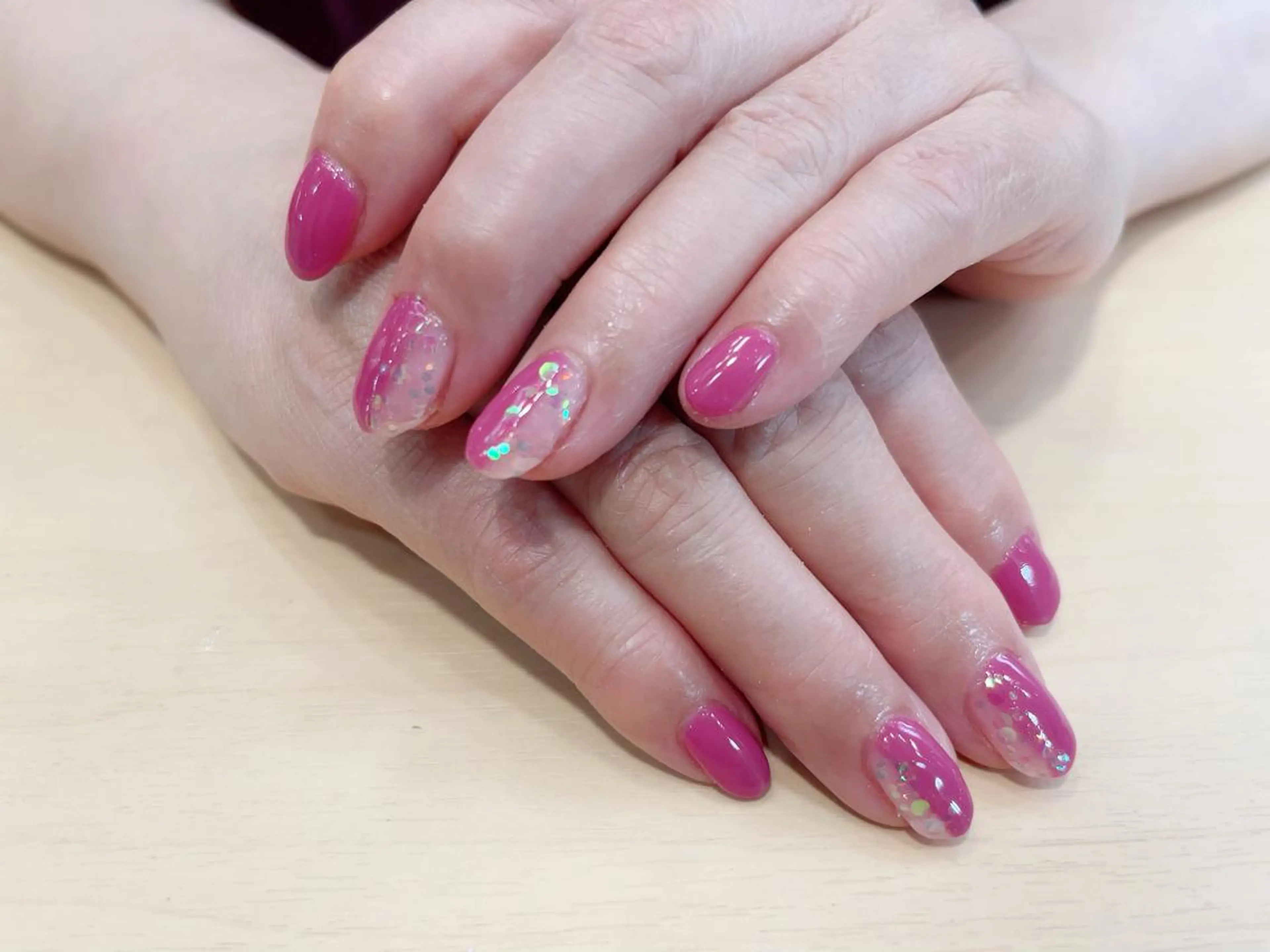 ワンカラー(2色まで)お好きなデザイン4本　持ち込み🙆‍♀️の写真