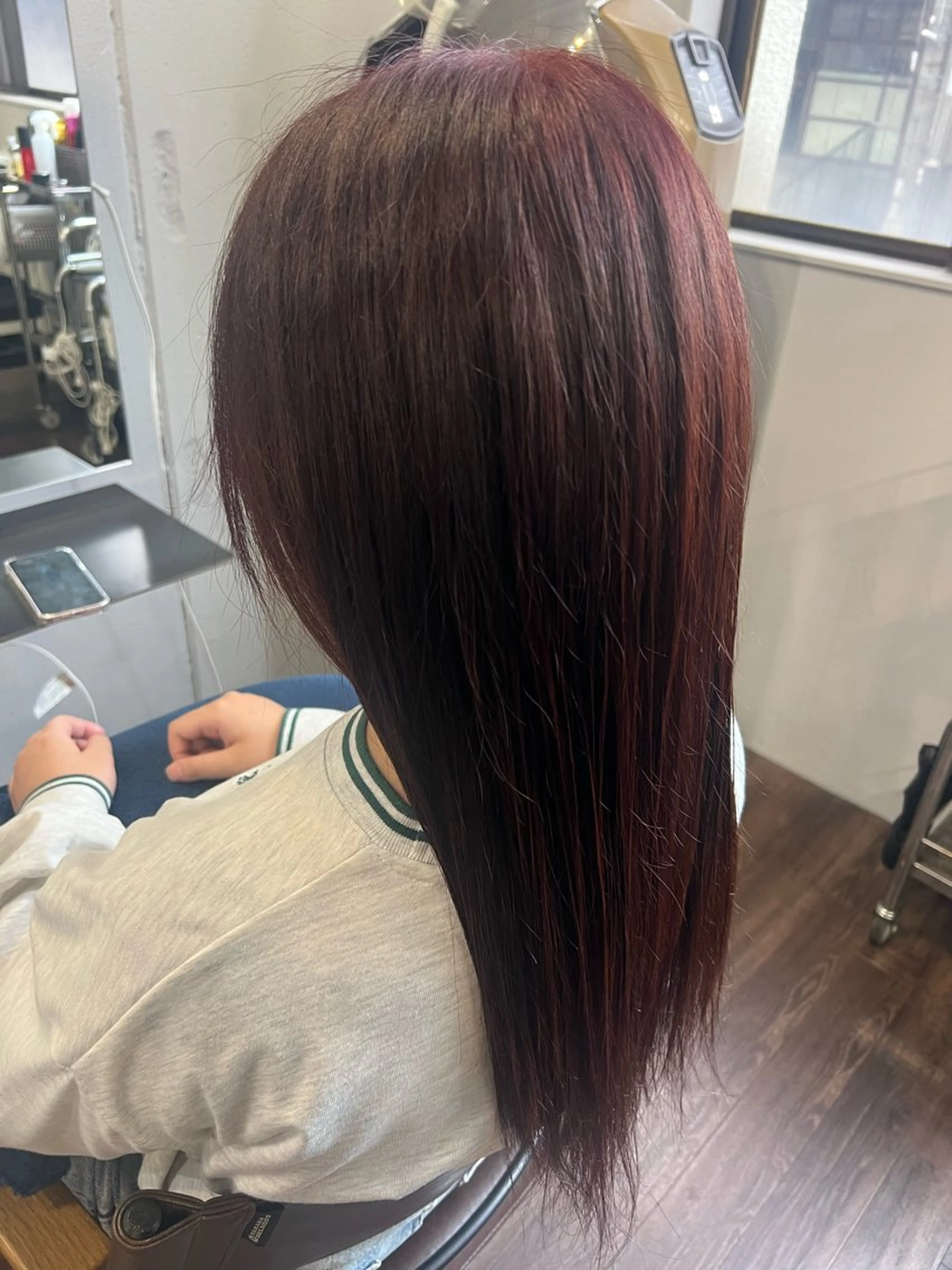 ロング カラー デザインカラー ハイライトカラー ハイトーンカラー ハイライト ヘアカラー terra🌈大久保 睦美のヘアスタイル