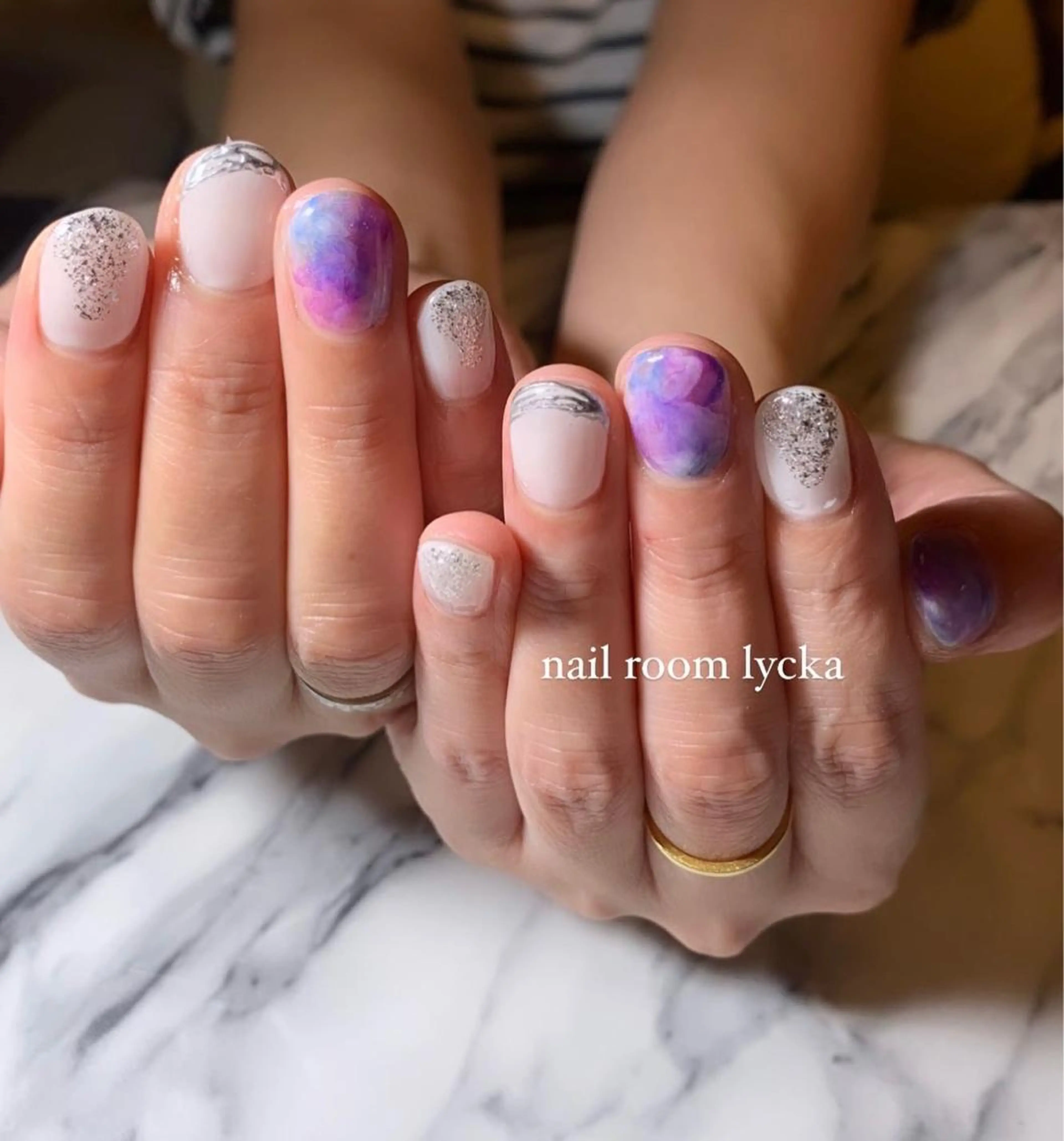 ネイル ﾈｲﾙﾙｰﾑﾘｯｶ 𝐦𝐚𝐲𝐮のネイルデザイン