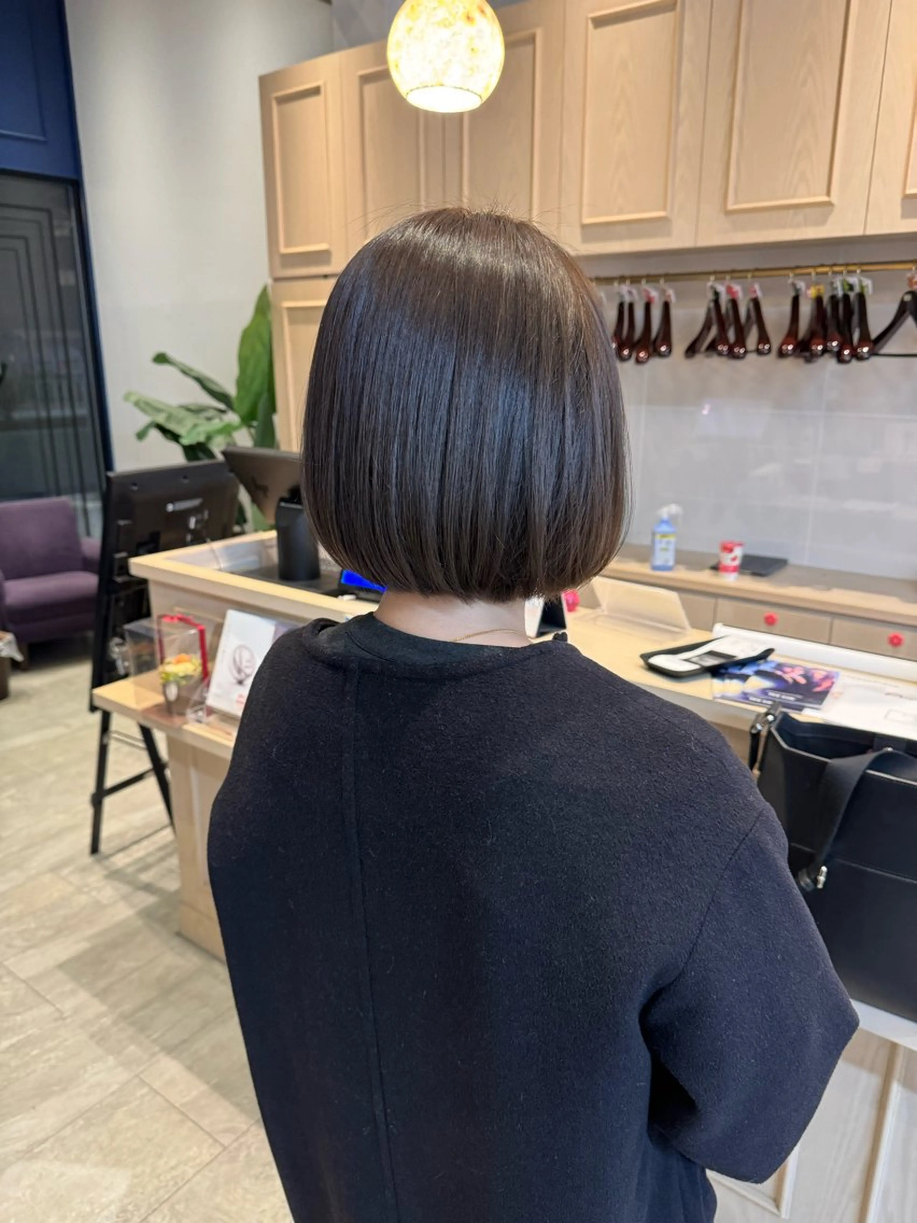 ショート ショート/ボブ パーマ/中原のヘアスタイル