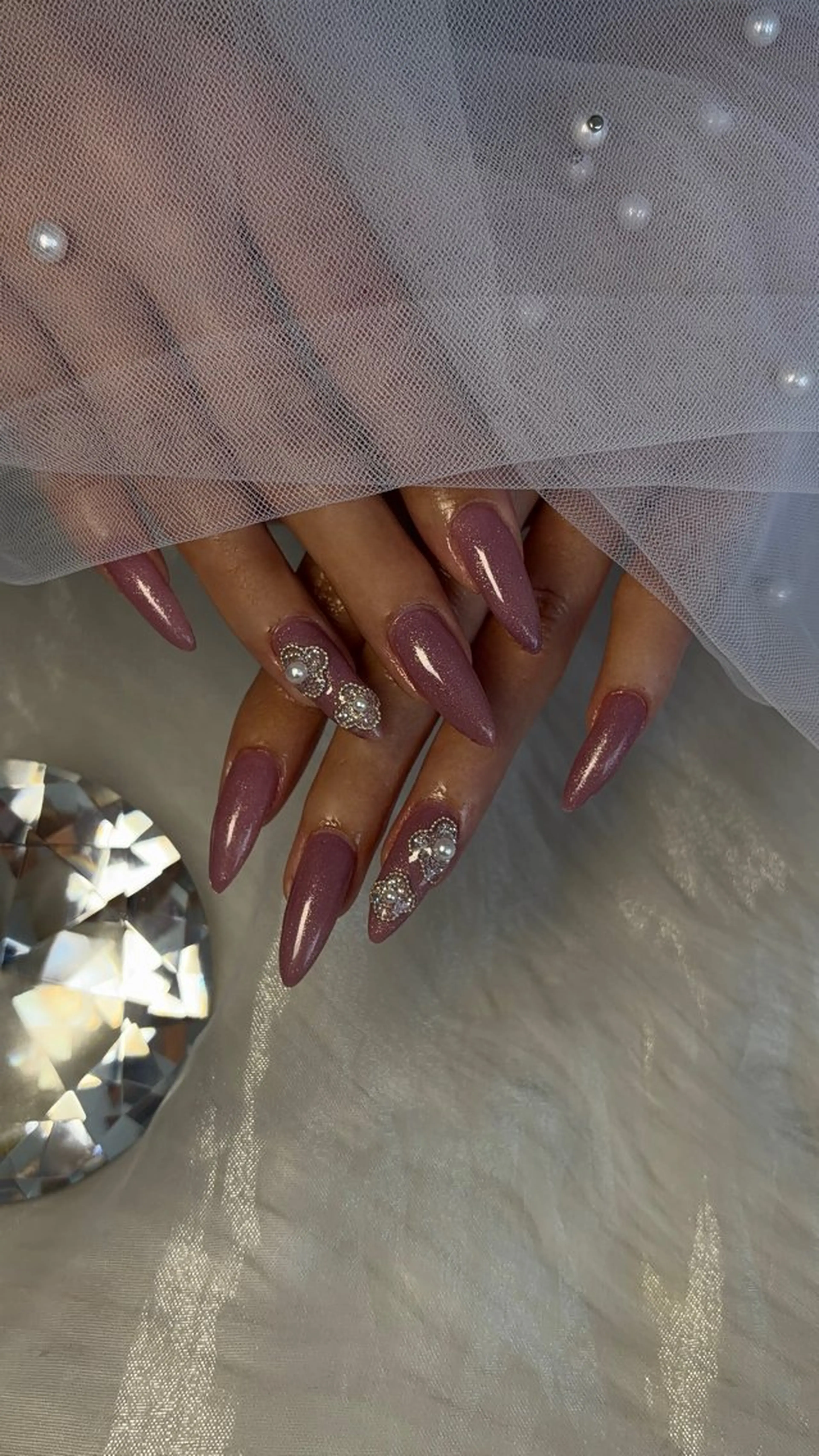 ネイル ロングネイル ハンドネイル Kayo 💅のネイルデザイン