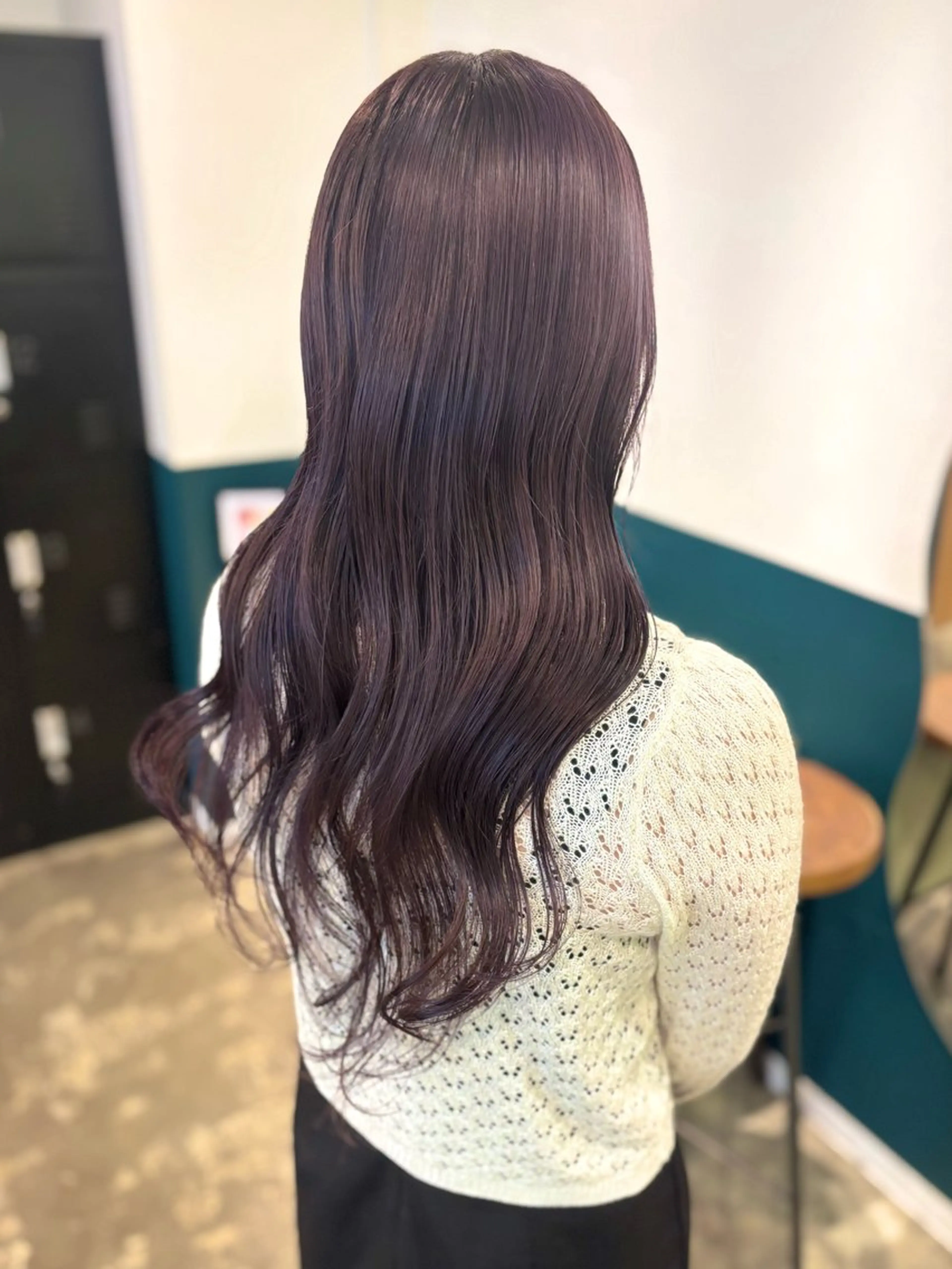 ロング レイヤーカット カット ヘアカラー ☁️RIKA☁️ @ri2_____bのヘアスタイル