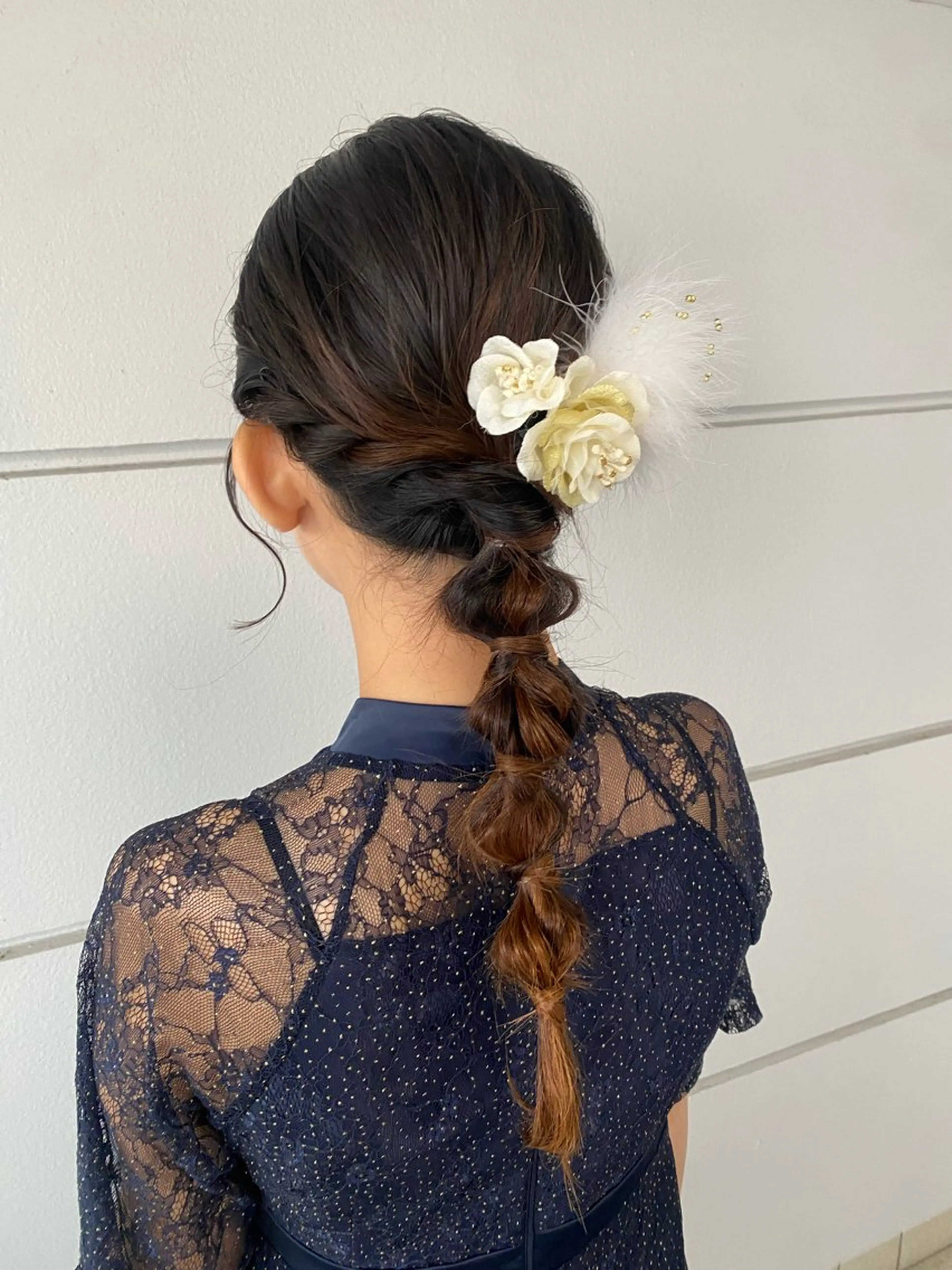 ロング ヘアアレンジ ヘアセット 髪質改善特化🥣🫧 天神美容室のヘアスタイル