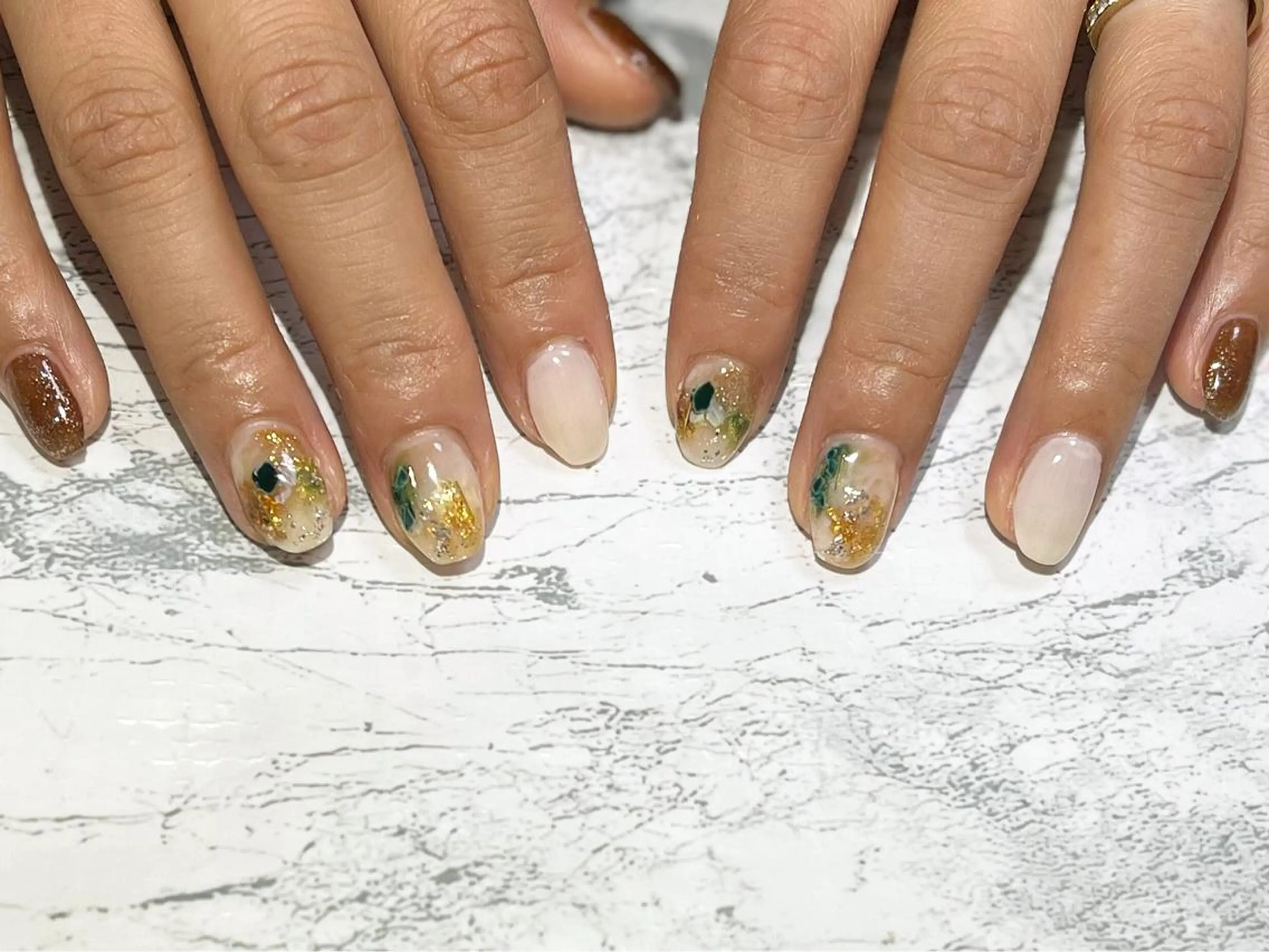 ネイル フットネイル ニュアンスネイル シンプルネイル 春ネイル 夏ネイル nail fufla ♡yamane♡のネイルデザイン