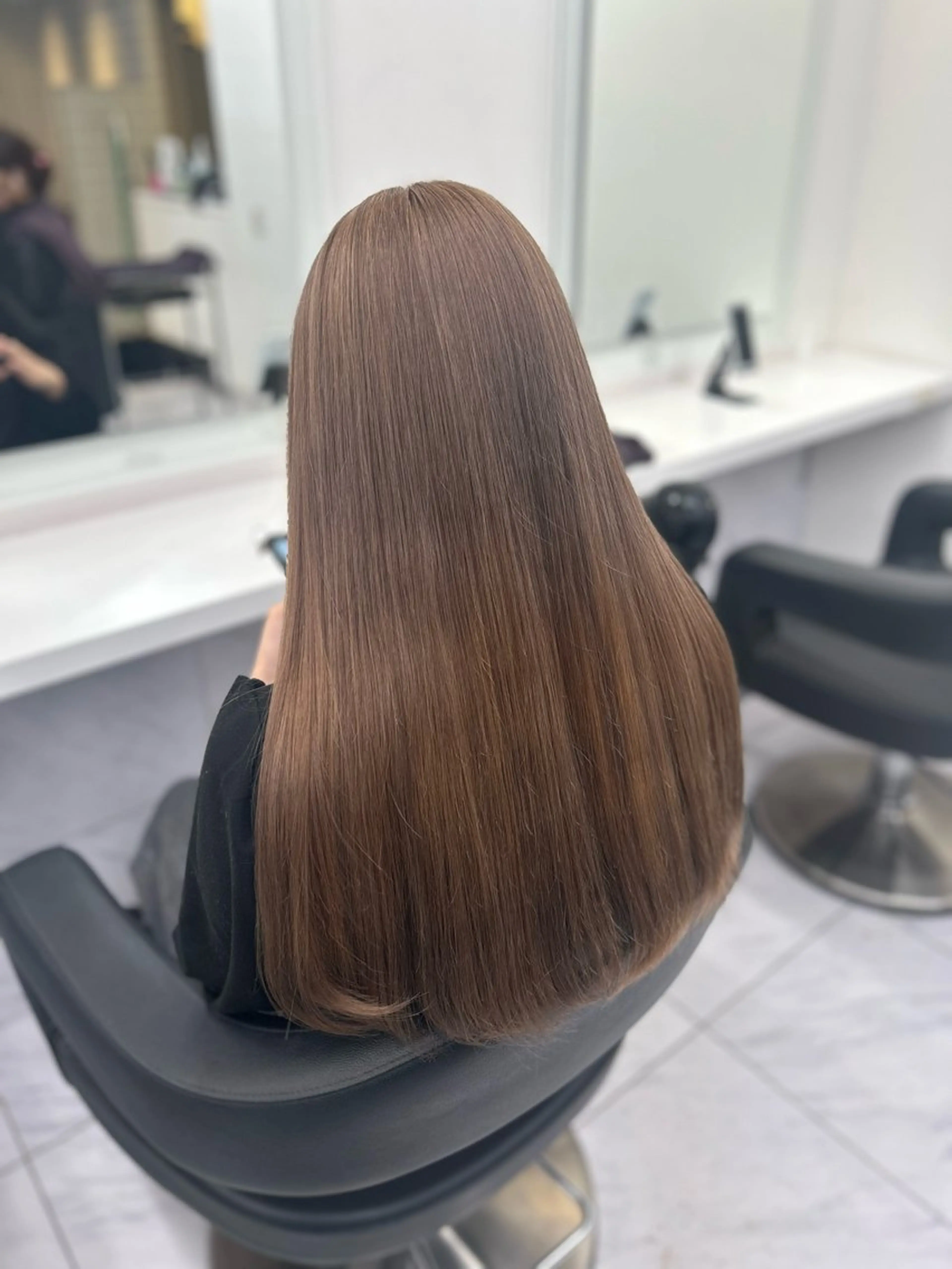 ロング カラー パーマ ヘアアレンジ メンズ キッズ メンズブリーチ ブリーチ ケアブリーチ 髪質改善 トリートメント ブリーチなしカラー/ ブラウン/レイヤーのヘアスタイル