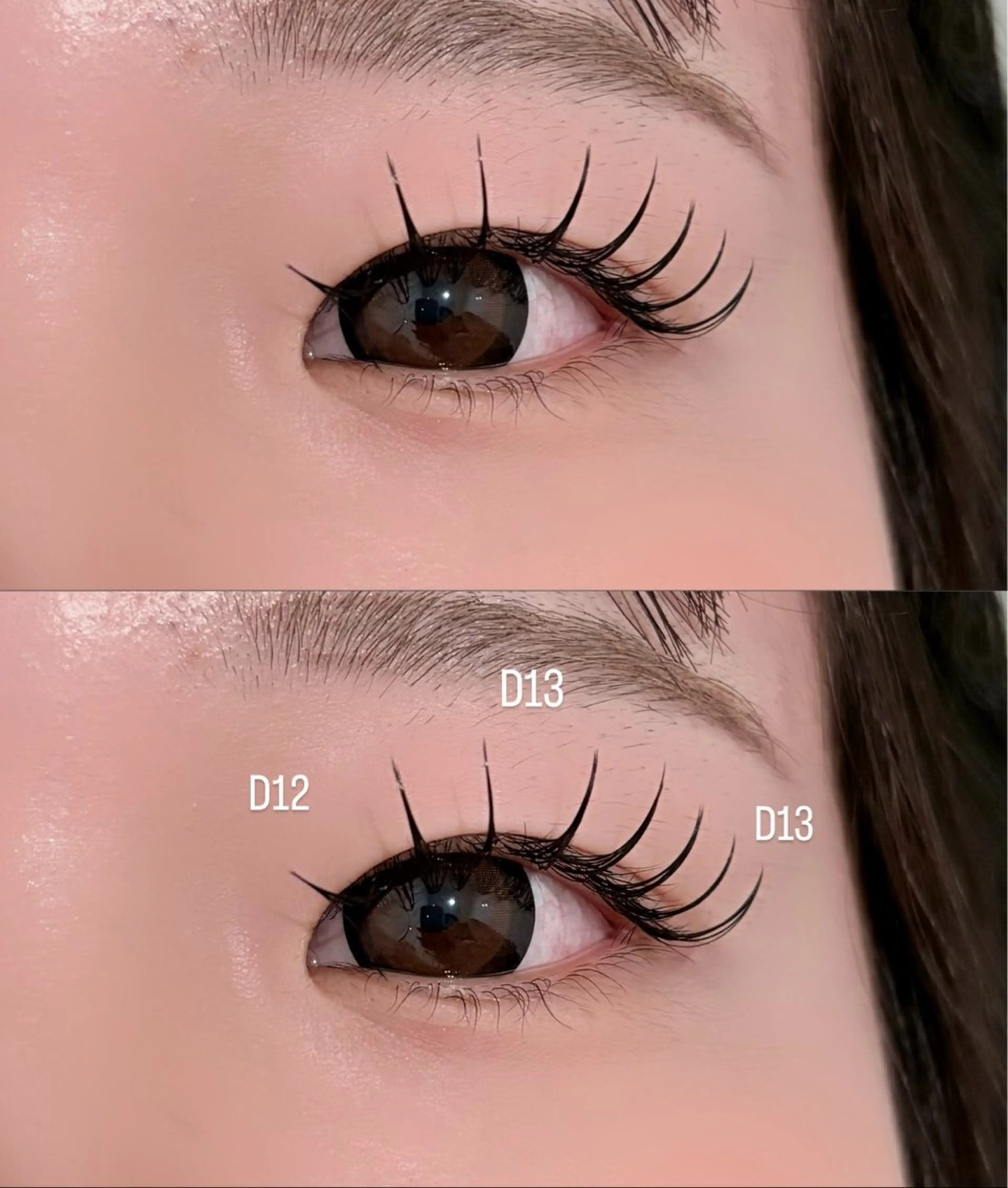 マツエク・マツパ フラットラッシュ meRK manamiのマツエク・マツパデザイン