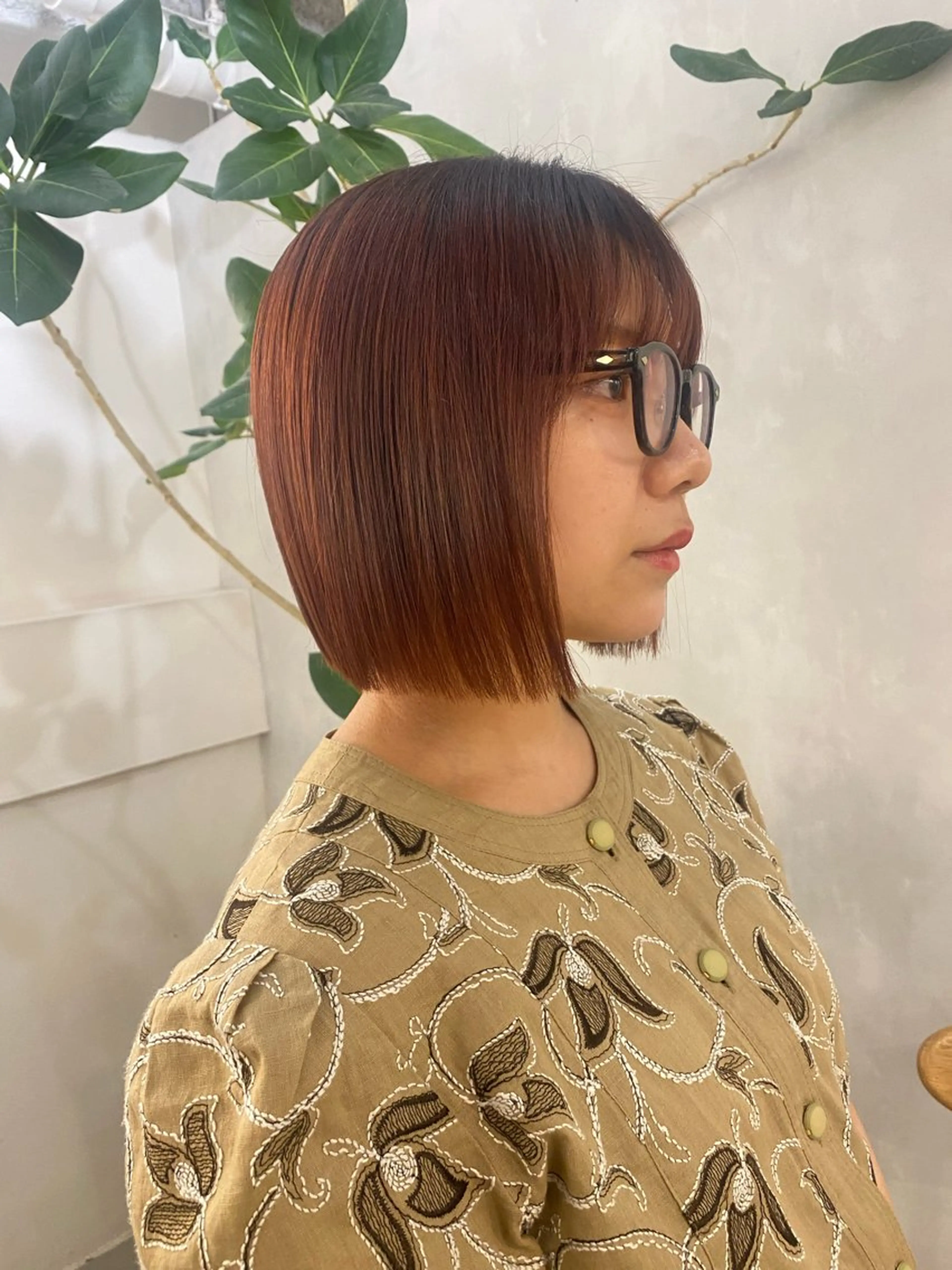 ミディアム 切りっぱなしボブ ボブ ✨Bobヘア🌱 インナー🌱Ami✨のヘアスタイル