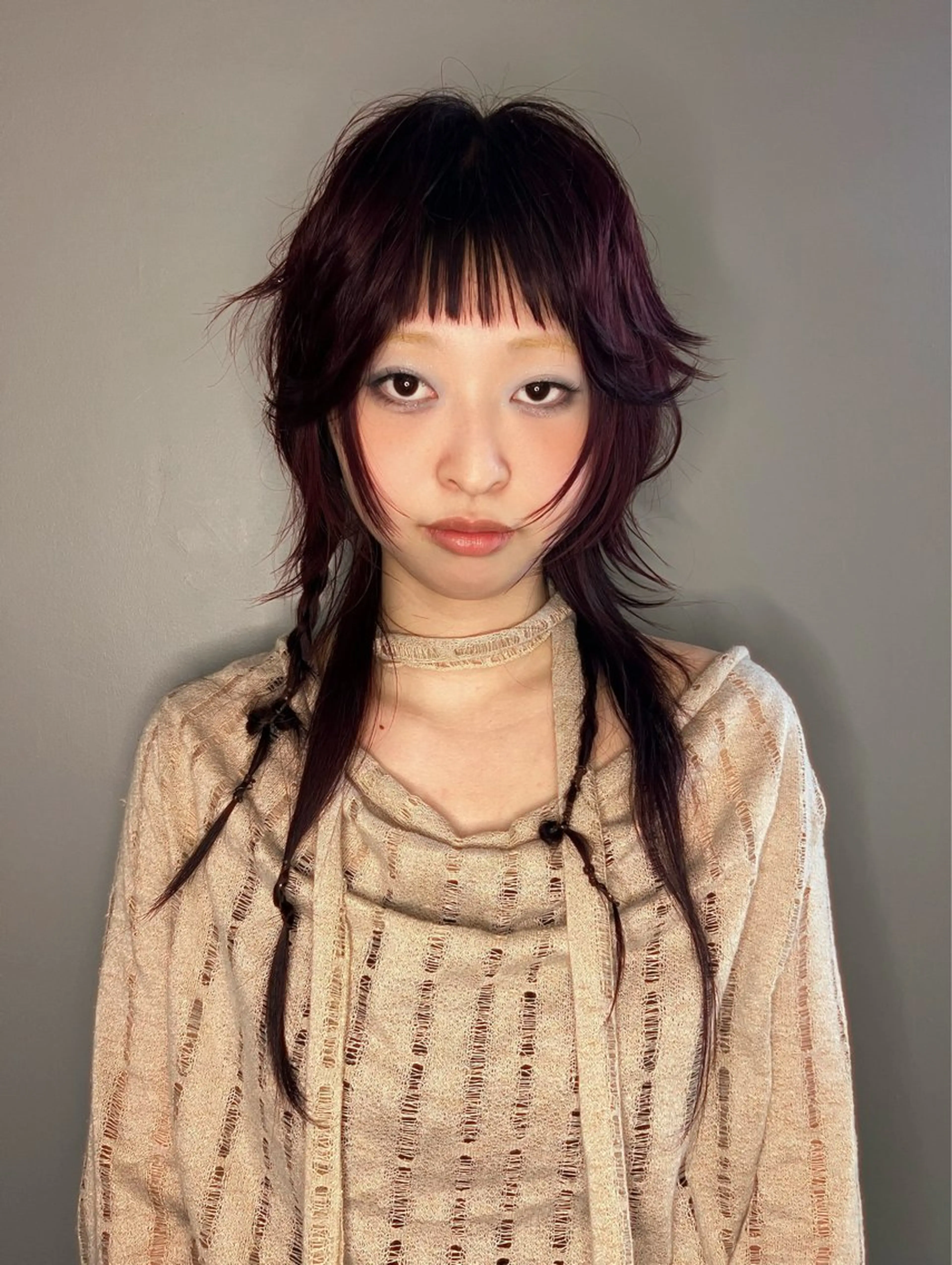 ロング カラー カット ヘアカラー haco＋所属・圧倒的デザイン力 店長🎨RENAのヘアスタイル