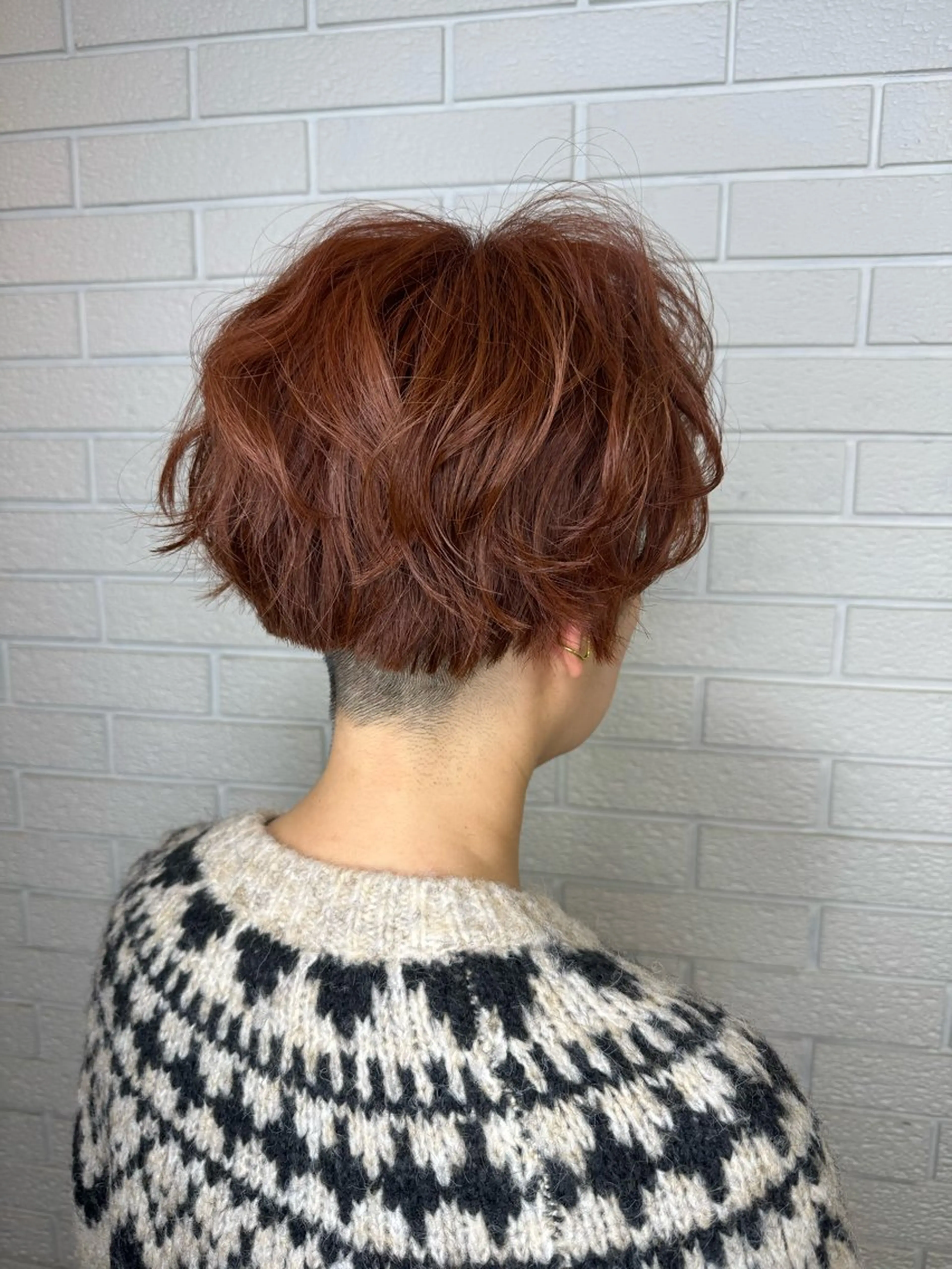 ショート カラー 刈り上げ ニュアンスデザイン✄ YOU♡のヘアスタイル