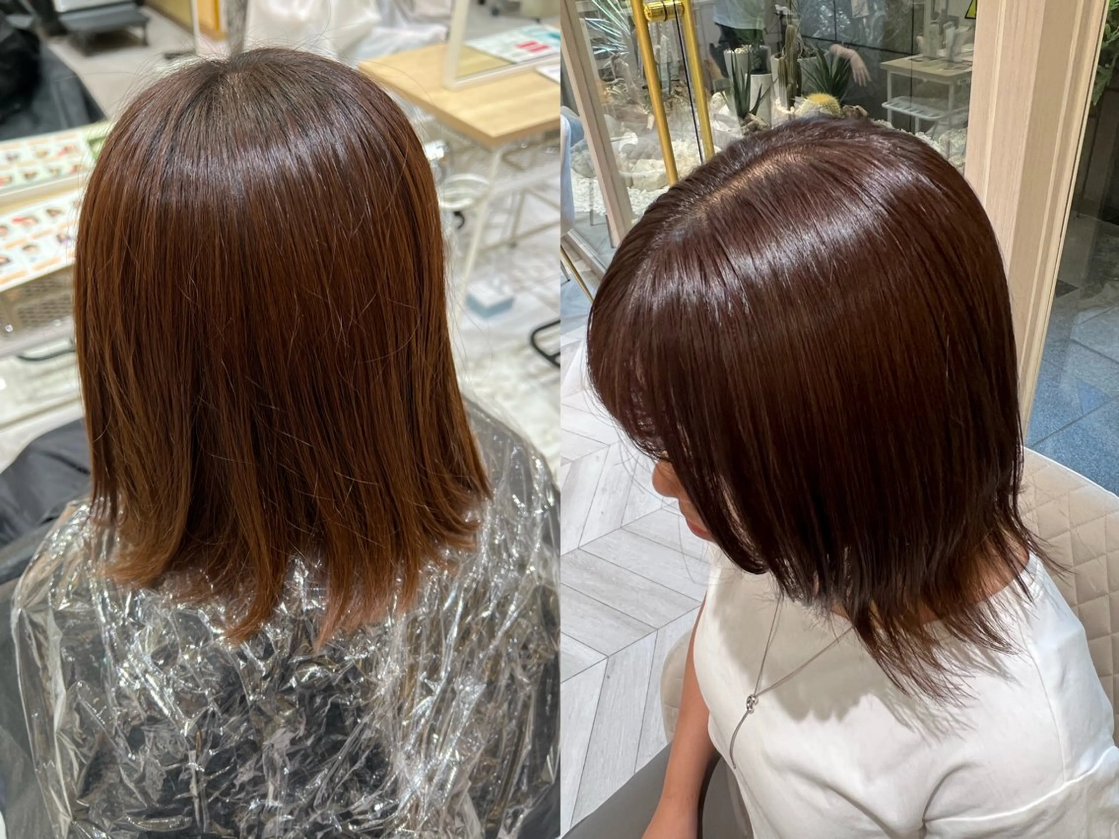 ミディアム カラー ヘアカラー 学生人気no.1 🦋ナツミのヘアスタイル