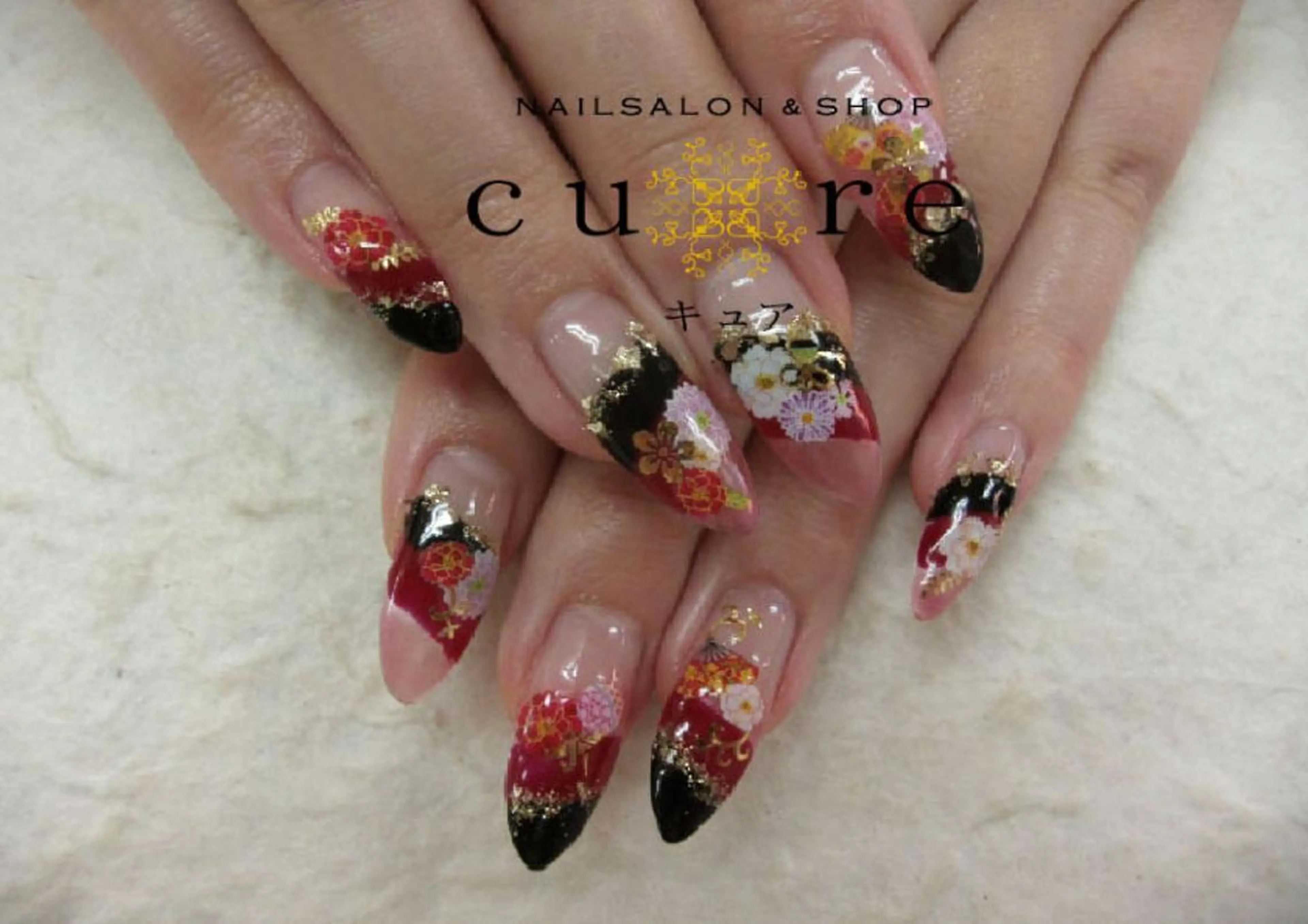 セミロング ネイル ネイルサロン Cureのネイルデザイン