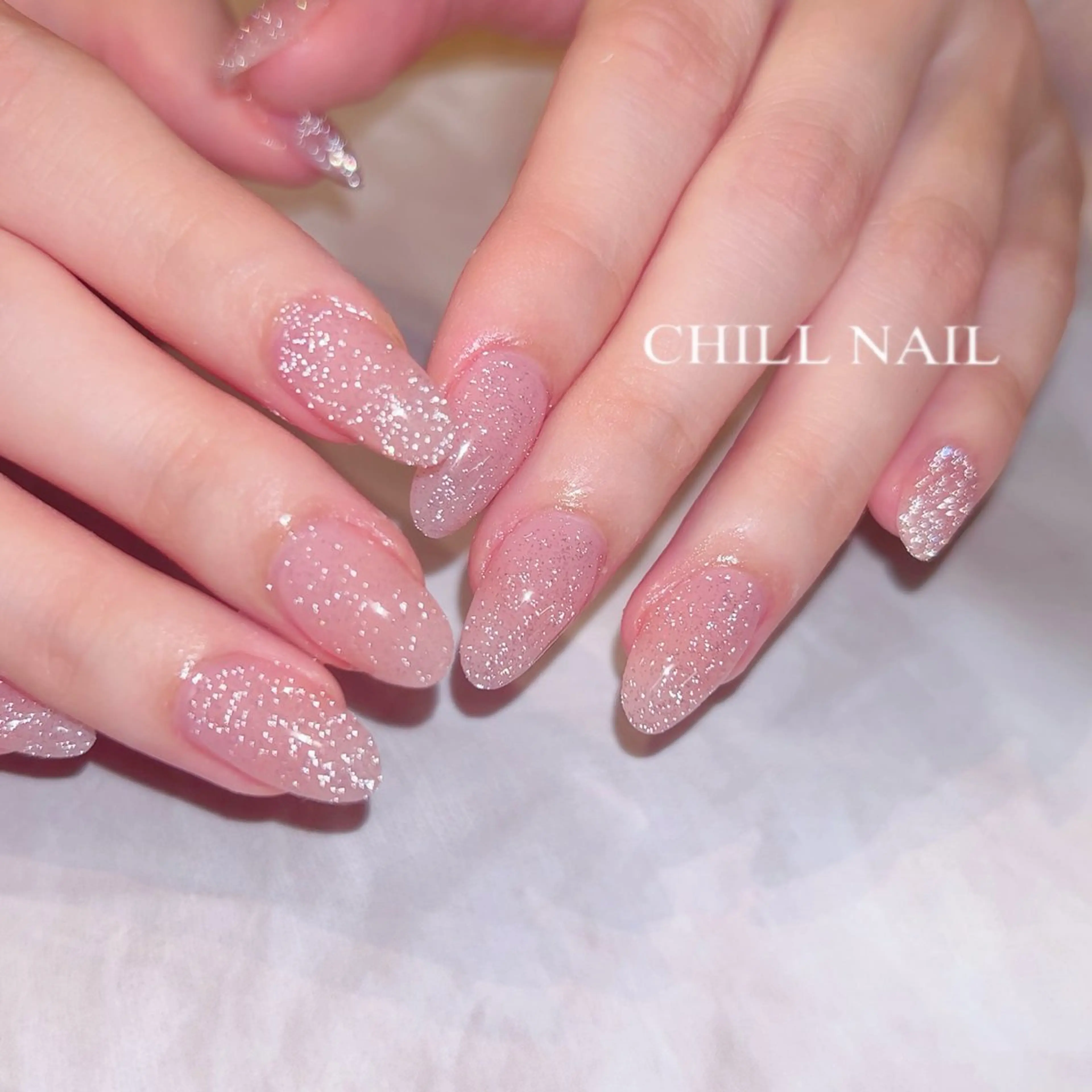ネイル フラッシュネイル キラキラネイル CHILL NAILのネイルデザイン