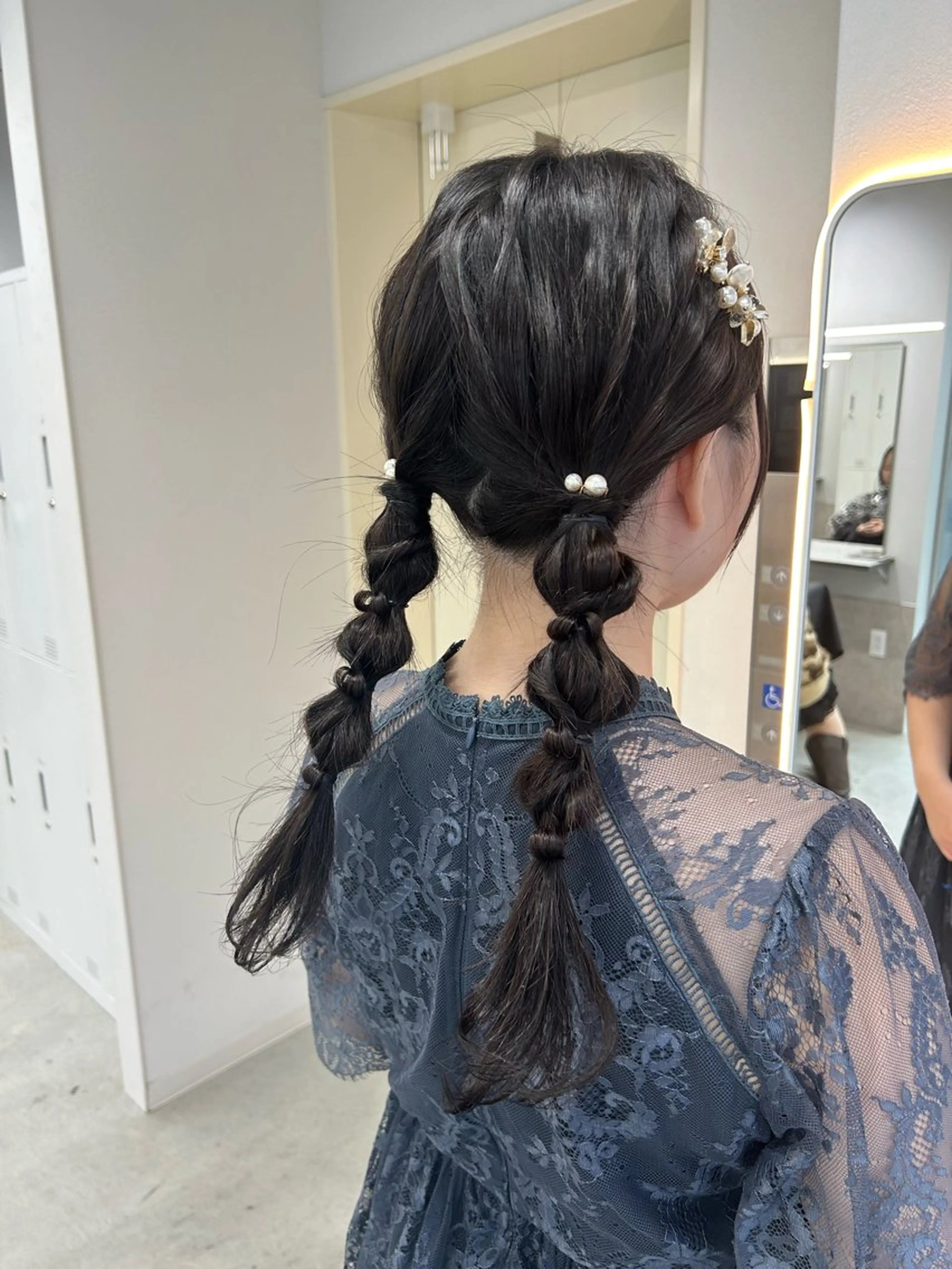 ヘアアレンジ ヘアセット Gisel みらののヘアスタイル