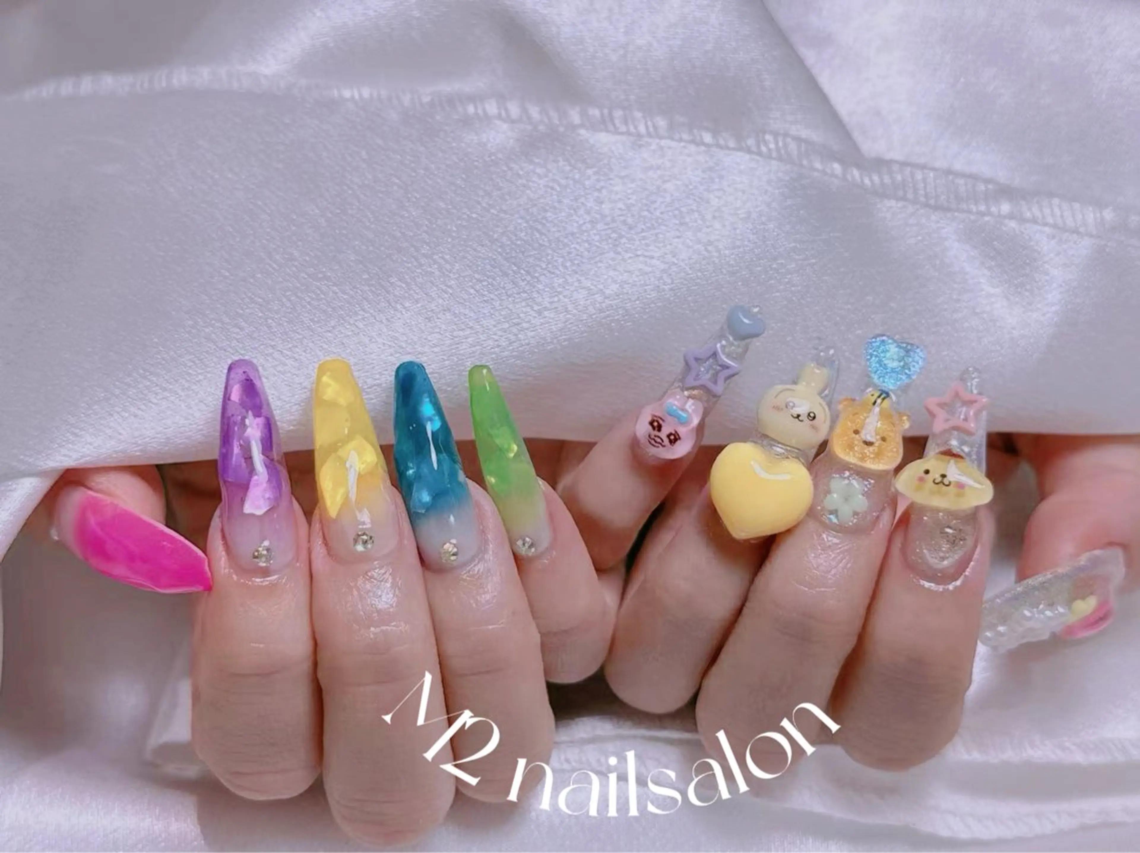 ネイル 長さだし専門店 M2 rikaのネイルデザイン