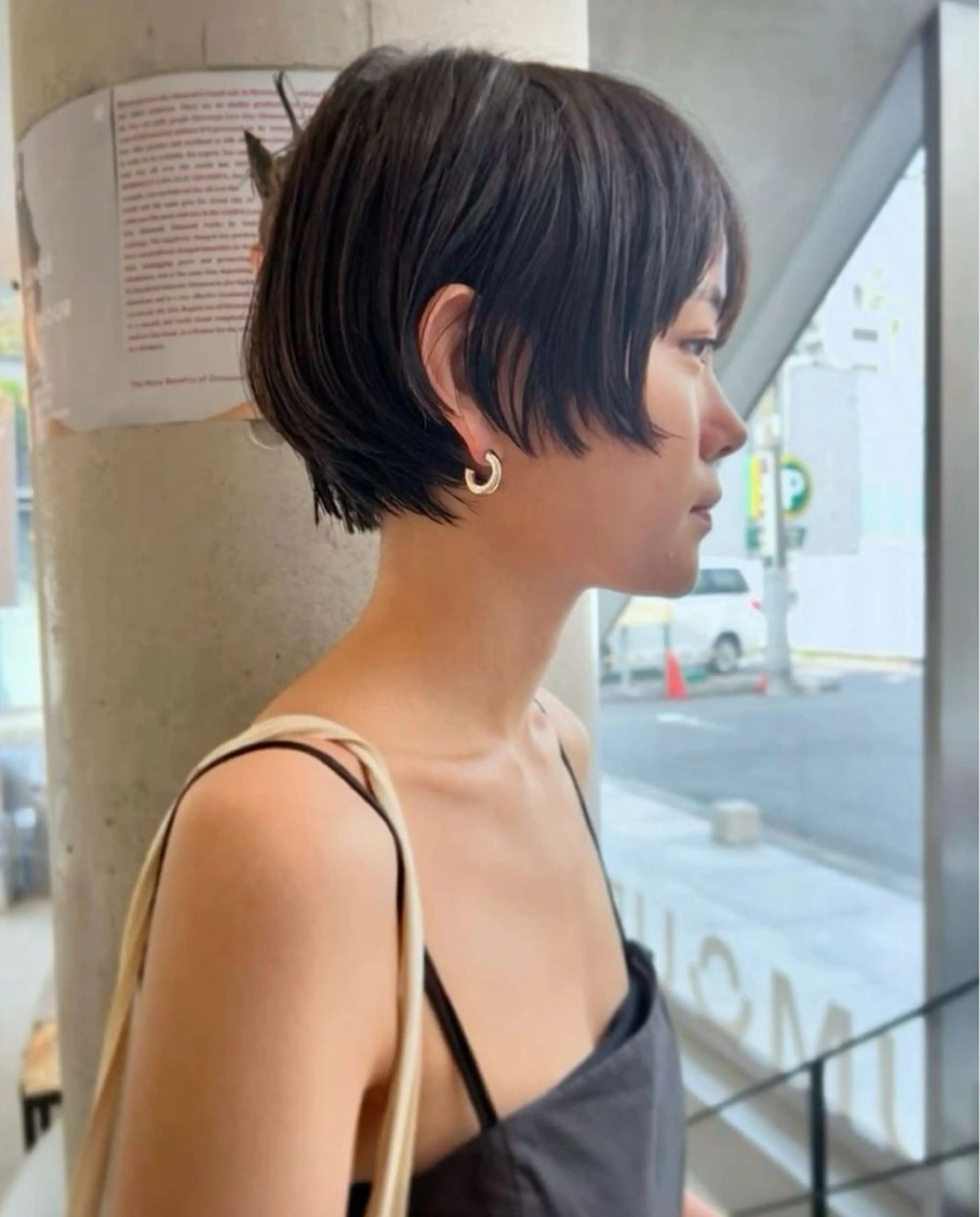 ショート 名古屋/大須/ カットモデル/なつみのヘアスタイル