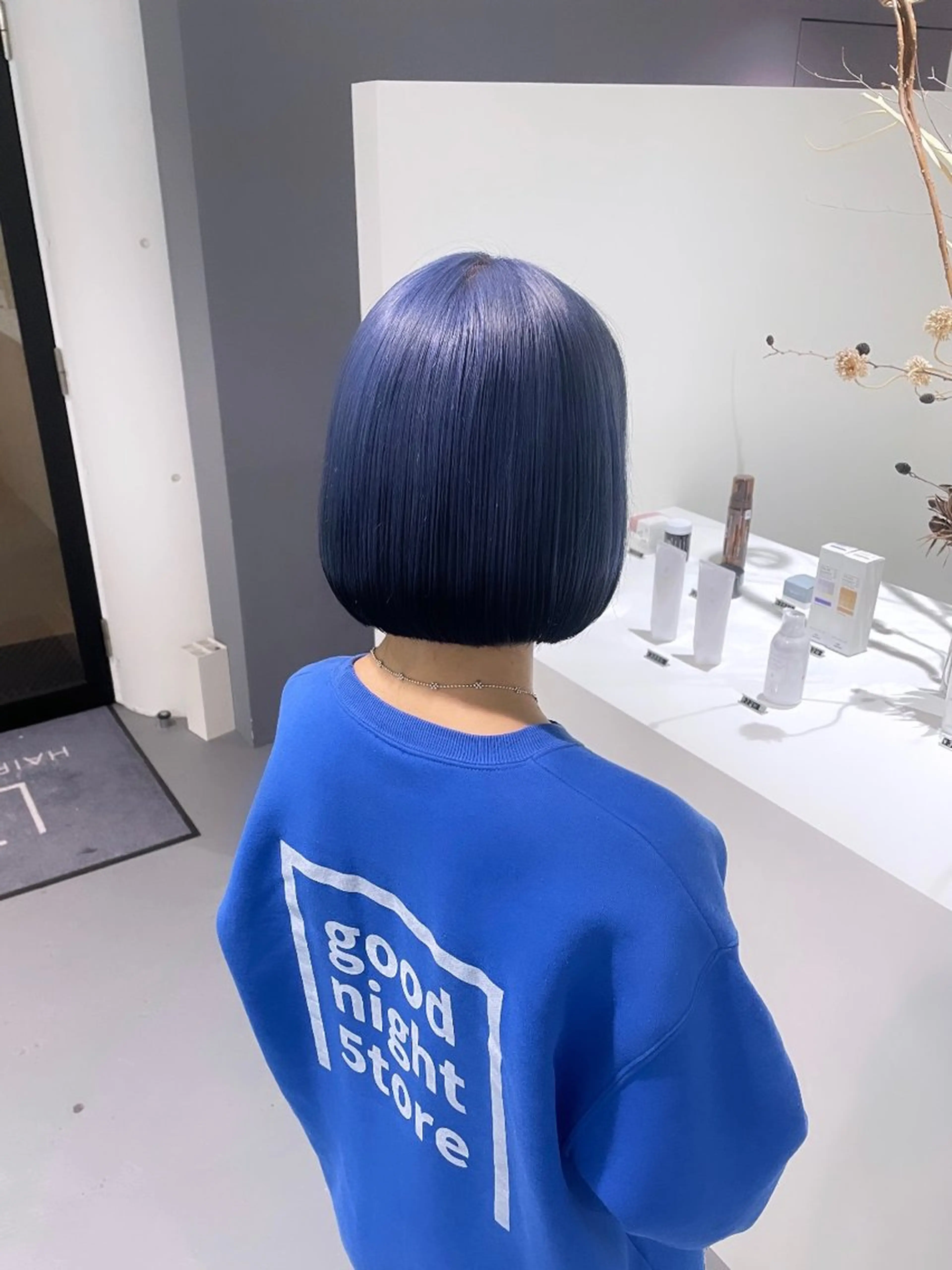 ショート ヘアカラー 西山祐生/ハイトーン /ケアブリーチ/艶髪のヘアスタイル