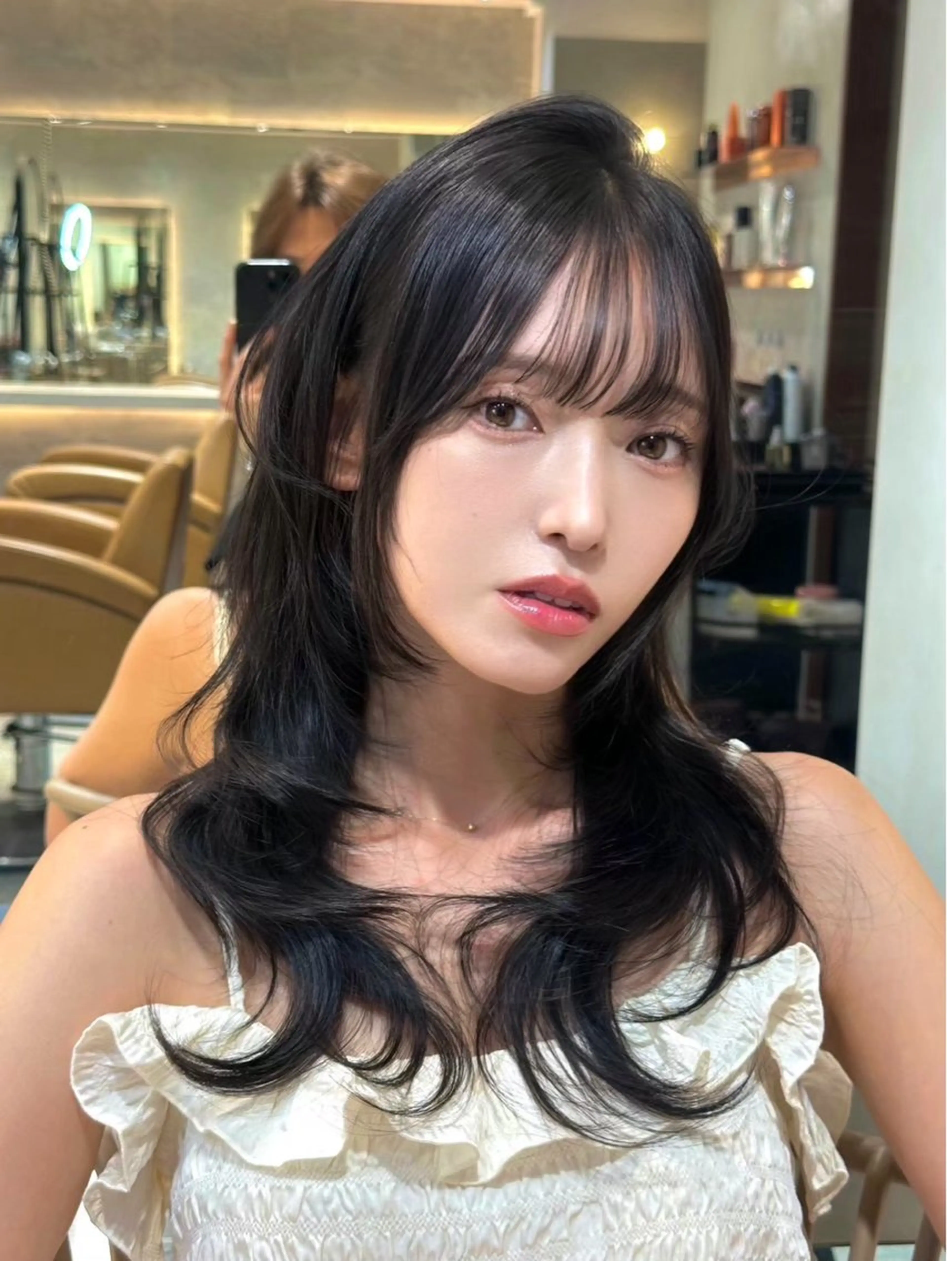 ロング 🩵韓国レイヤー│ ボブ│愛華🪽のヘアスタイル