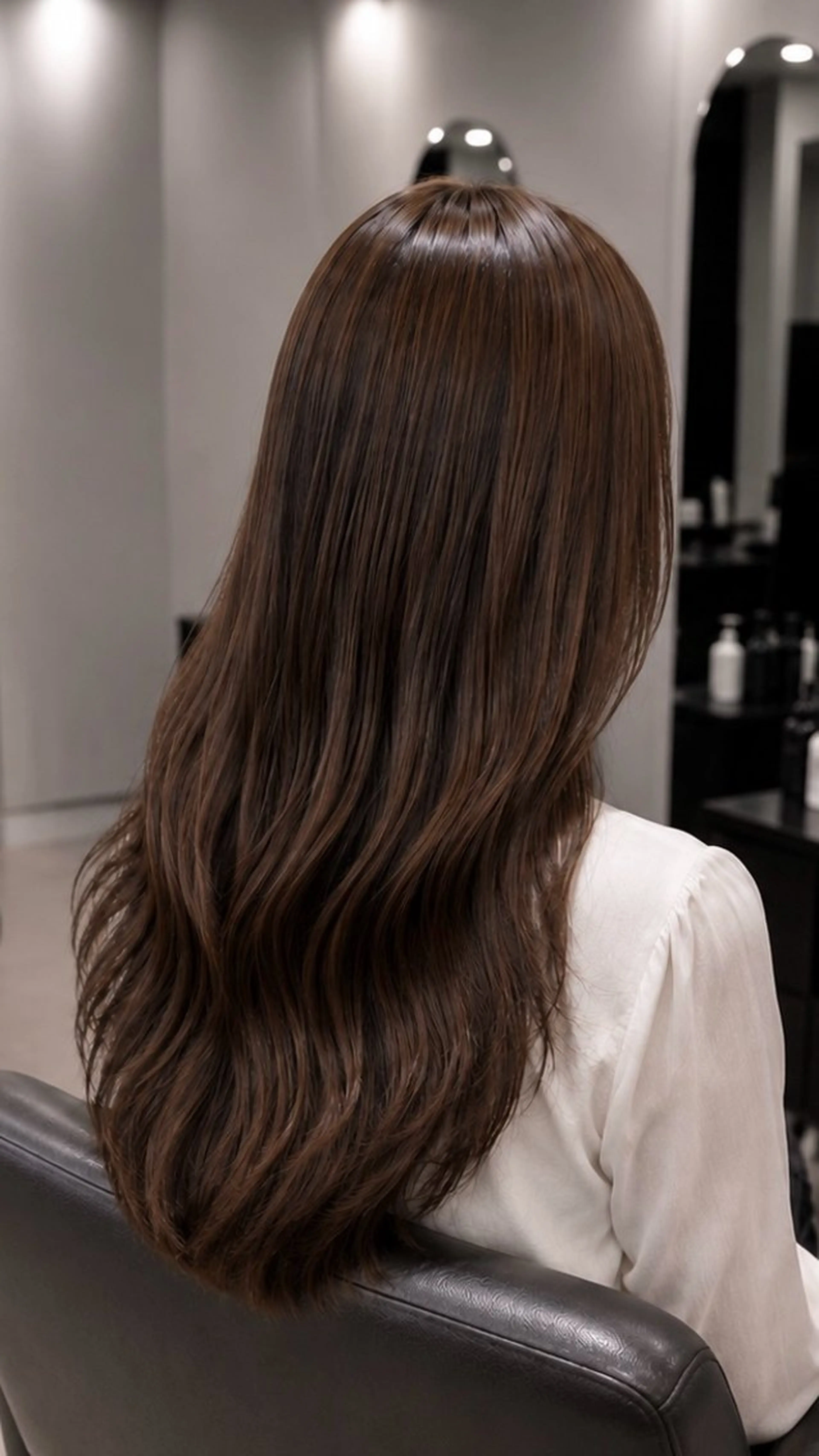 ロング カラー カット ヘアカラー トリートメント 髪質改善 / 暖色カラー/井上未悠のヘアスタイル
