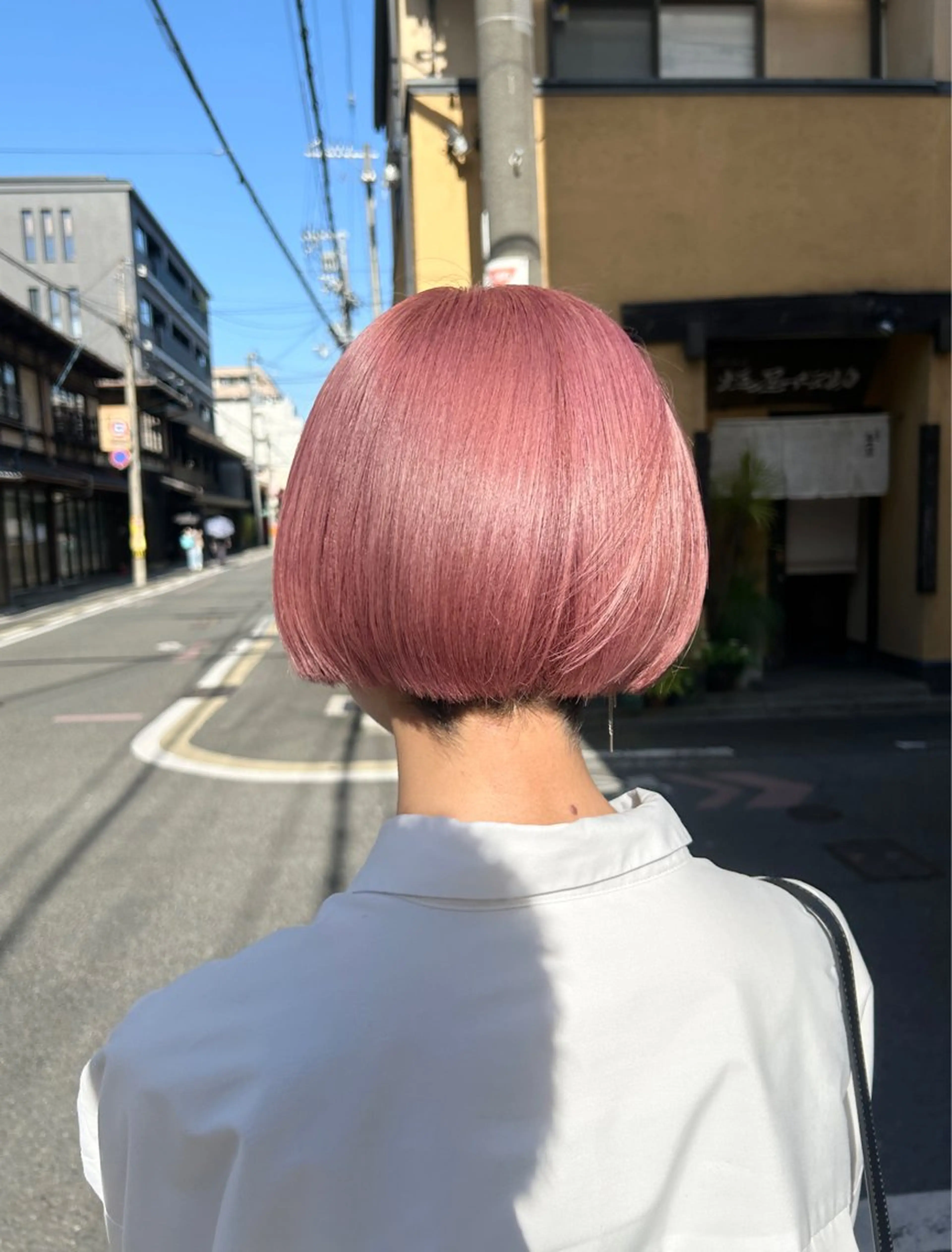 ショート カラー ヘアカラー トリートメント 京都/カラー/松野 翔のヘアスタイル