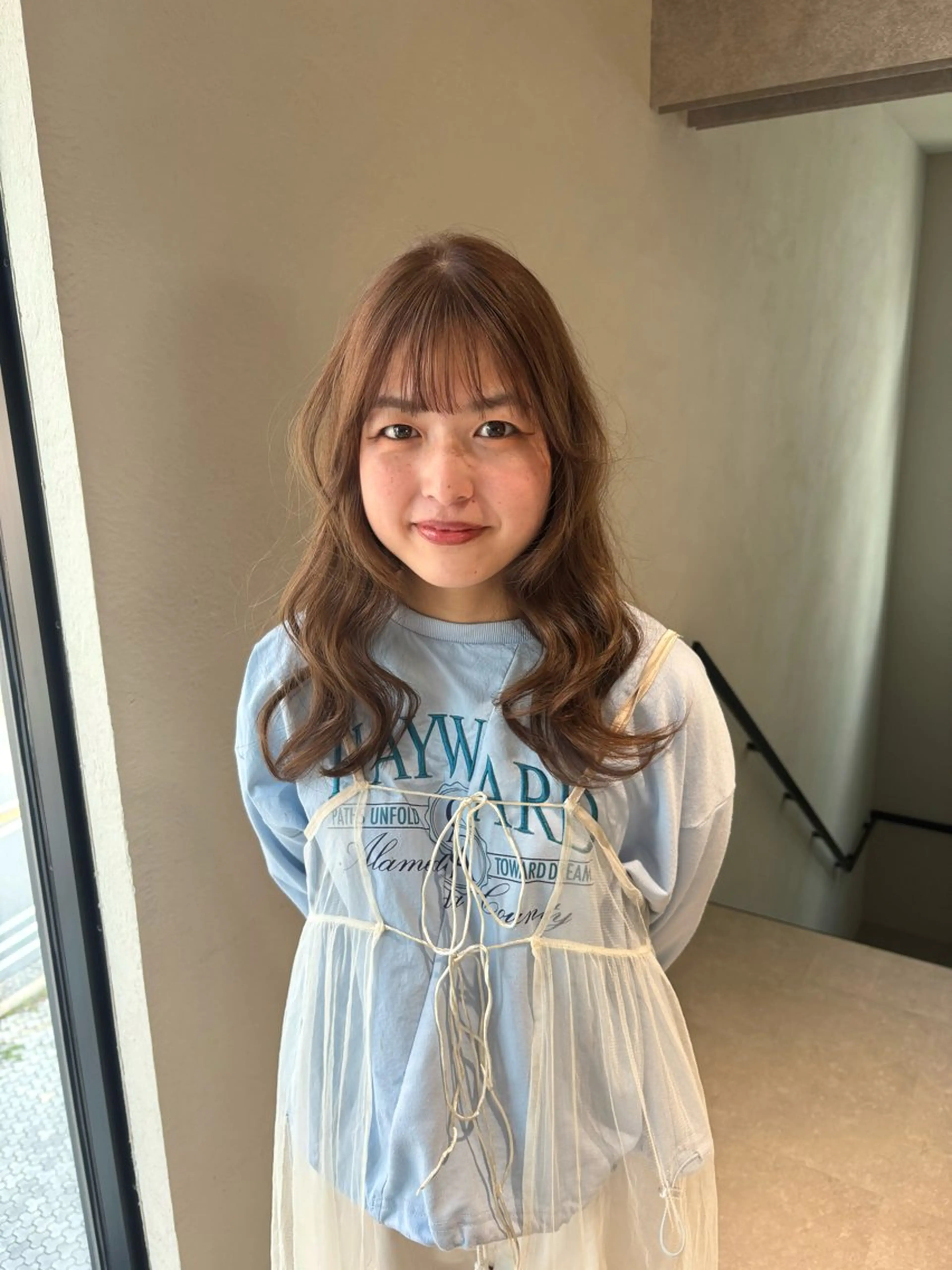 ロング レイヤーカット 似合わせカット 森川愛奈 /カットモデル募集中のヘアスタイル