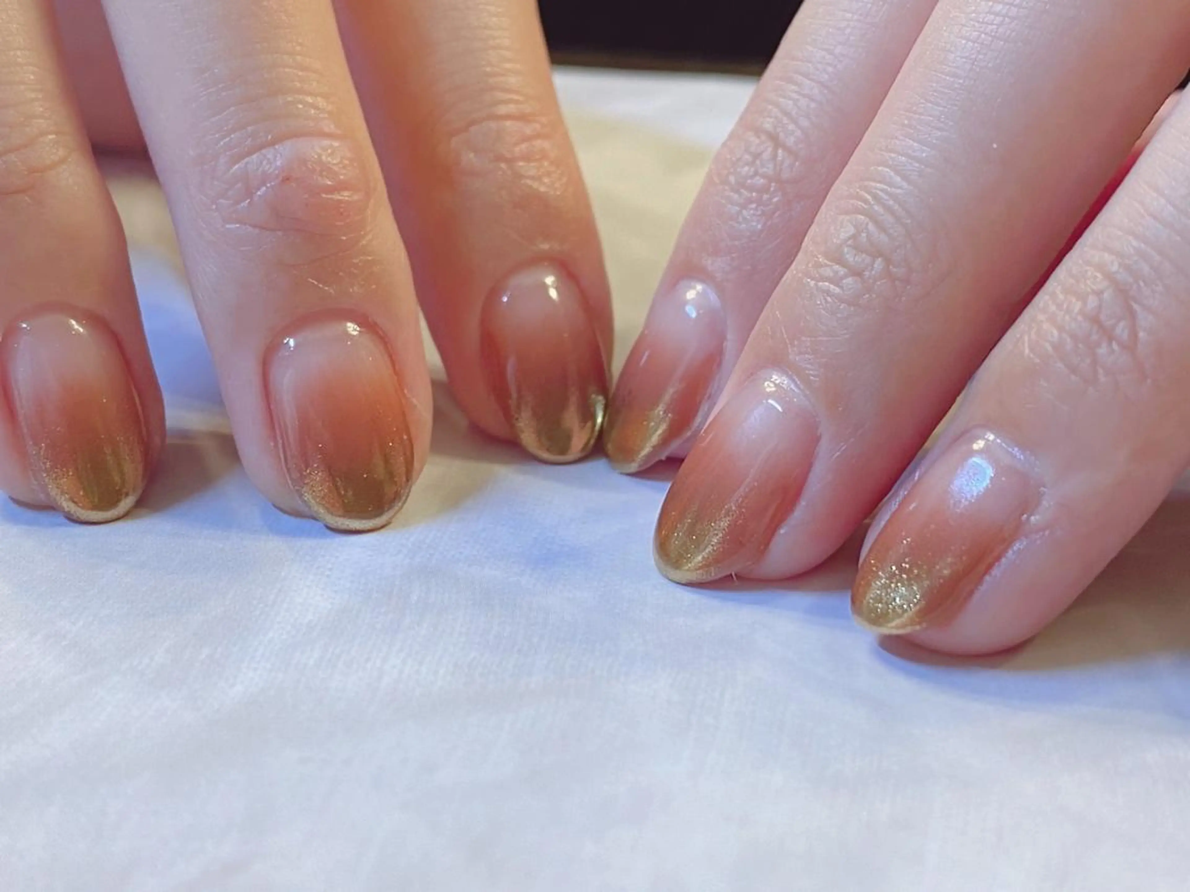 ネイル アートネイル ジェルネイル ニュアンスネイル パラジェル Nailist Honamiのネイルデザイン