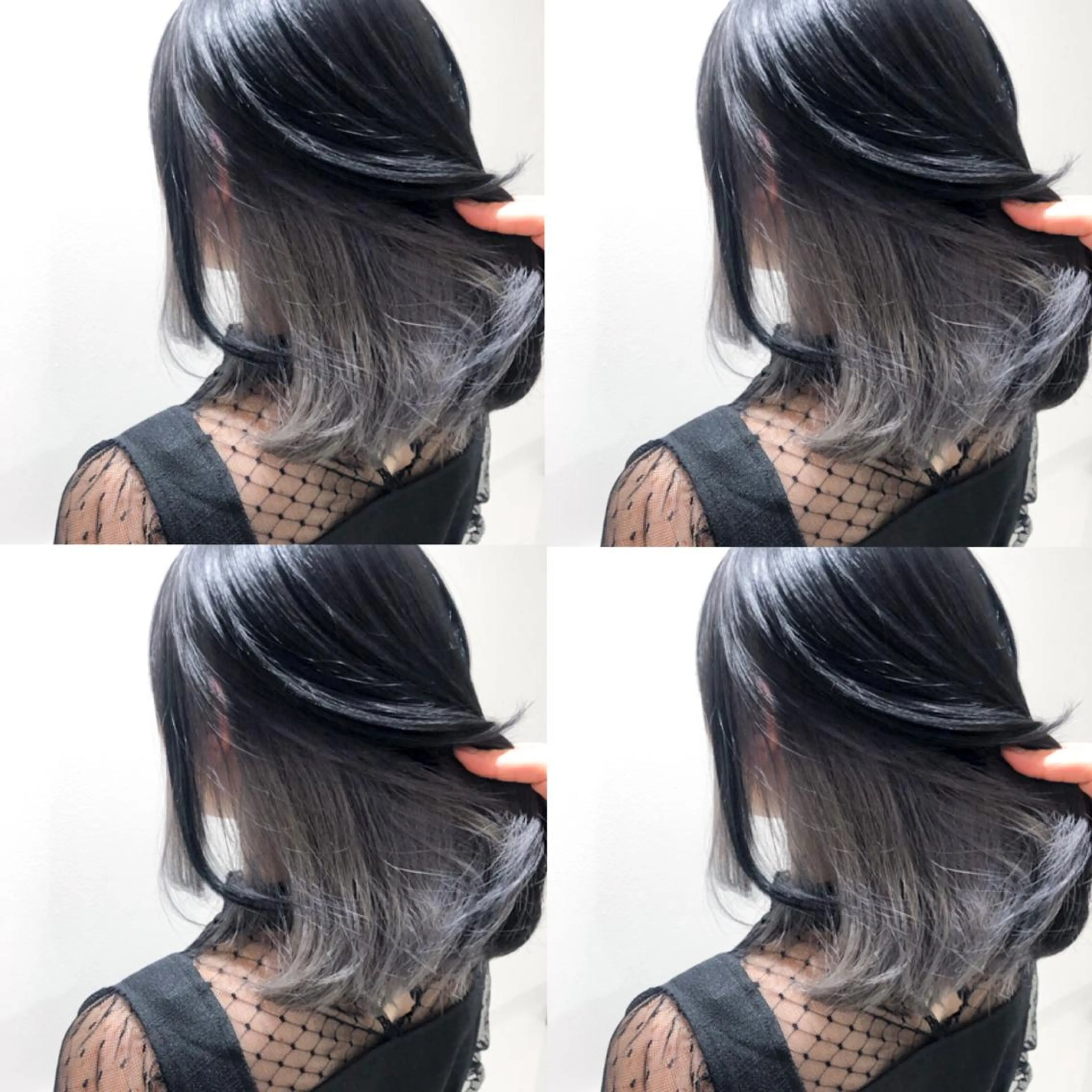 ミディアム ウルフカット ハッシュカット/七海のヘアスタイル