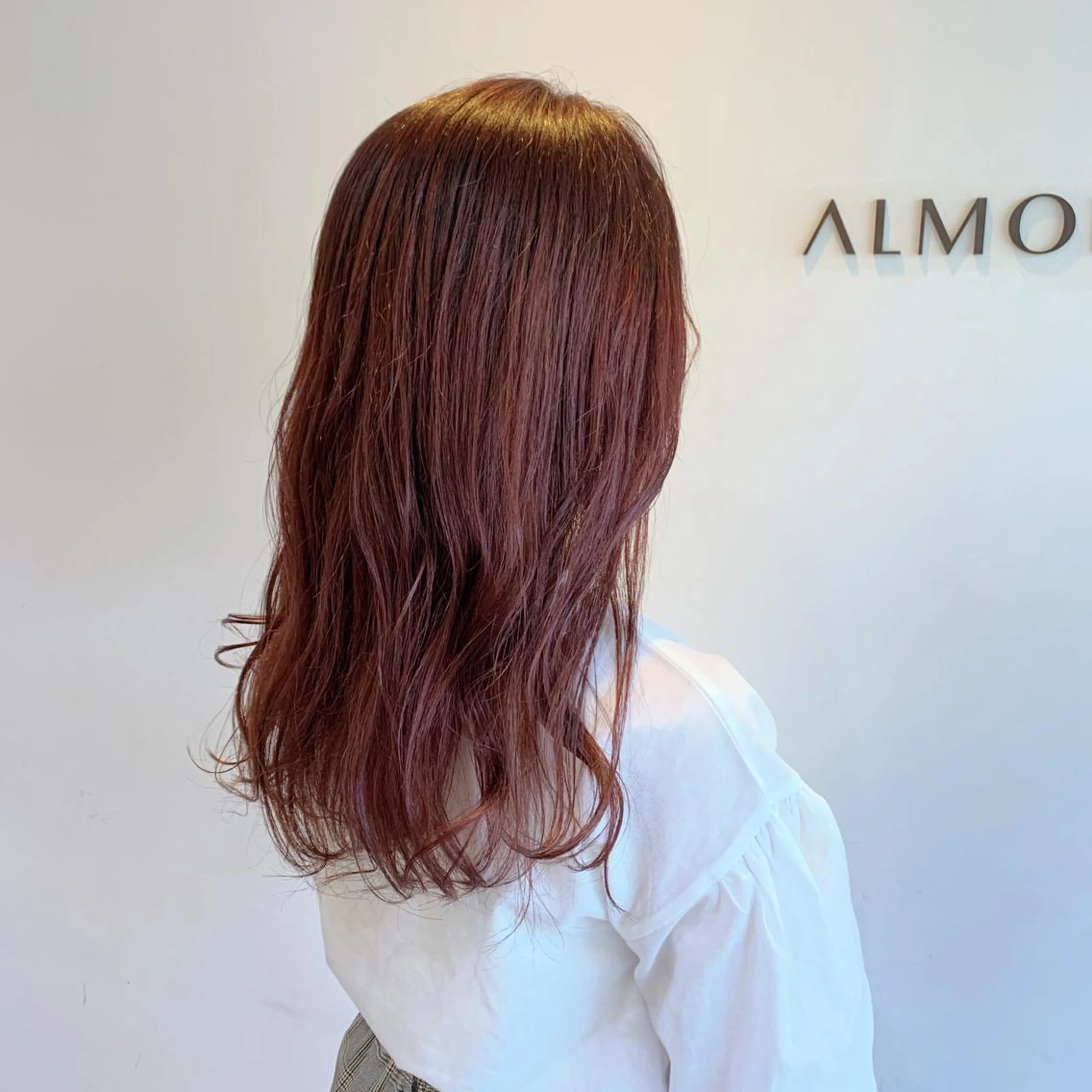ロング カラー ヘアアレンジ ベージュカラー ピンクカラー ピンクベージュ JYUNESU表参道所属・似合わせhair🔸 アサダ タカコ🔸のヘアスタイル