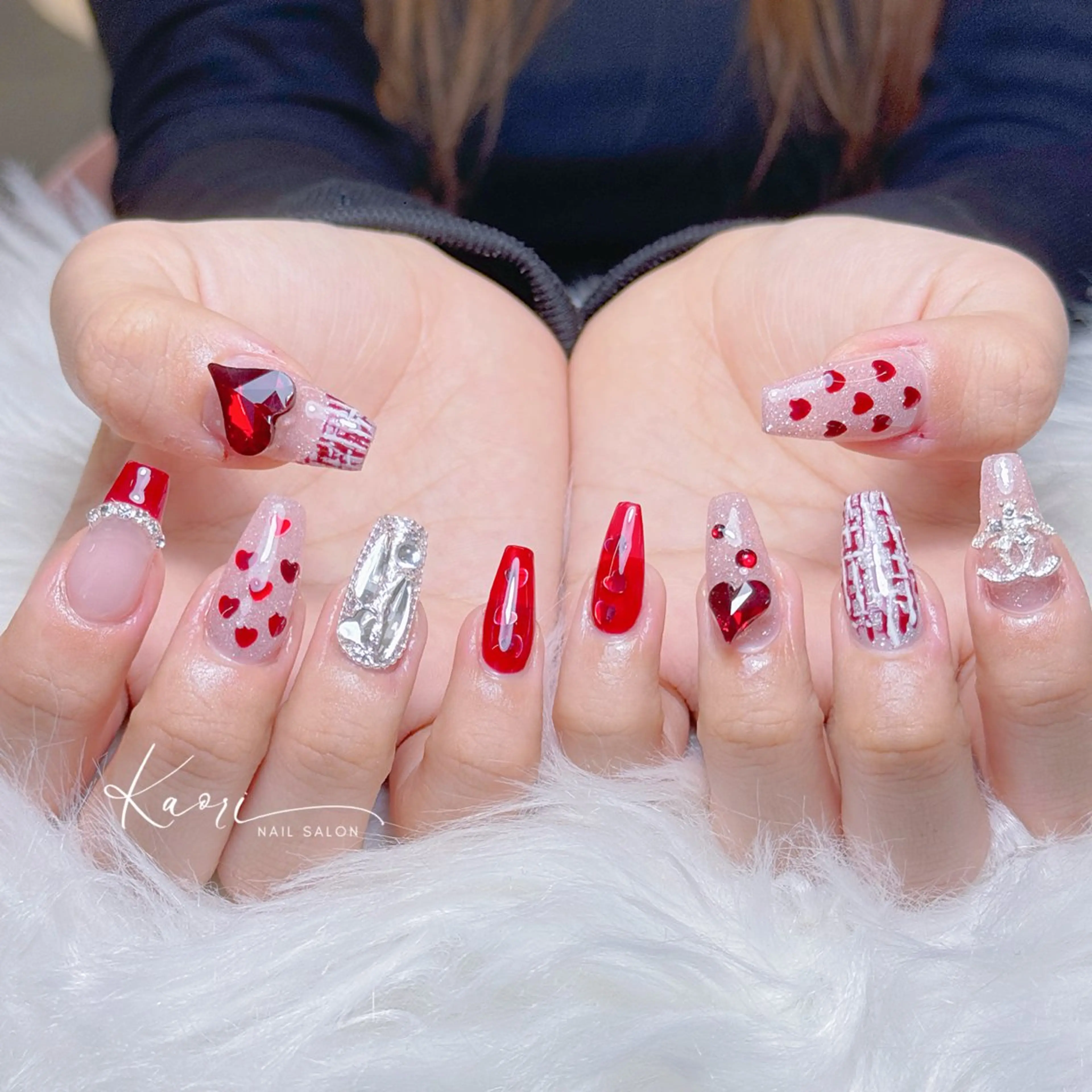 ネイル 韓国ネイル 持ち込み ニュアンスネイル ワンホンネイル ハンドネイル かおり 奏のネイルデザイン