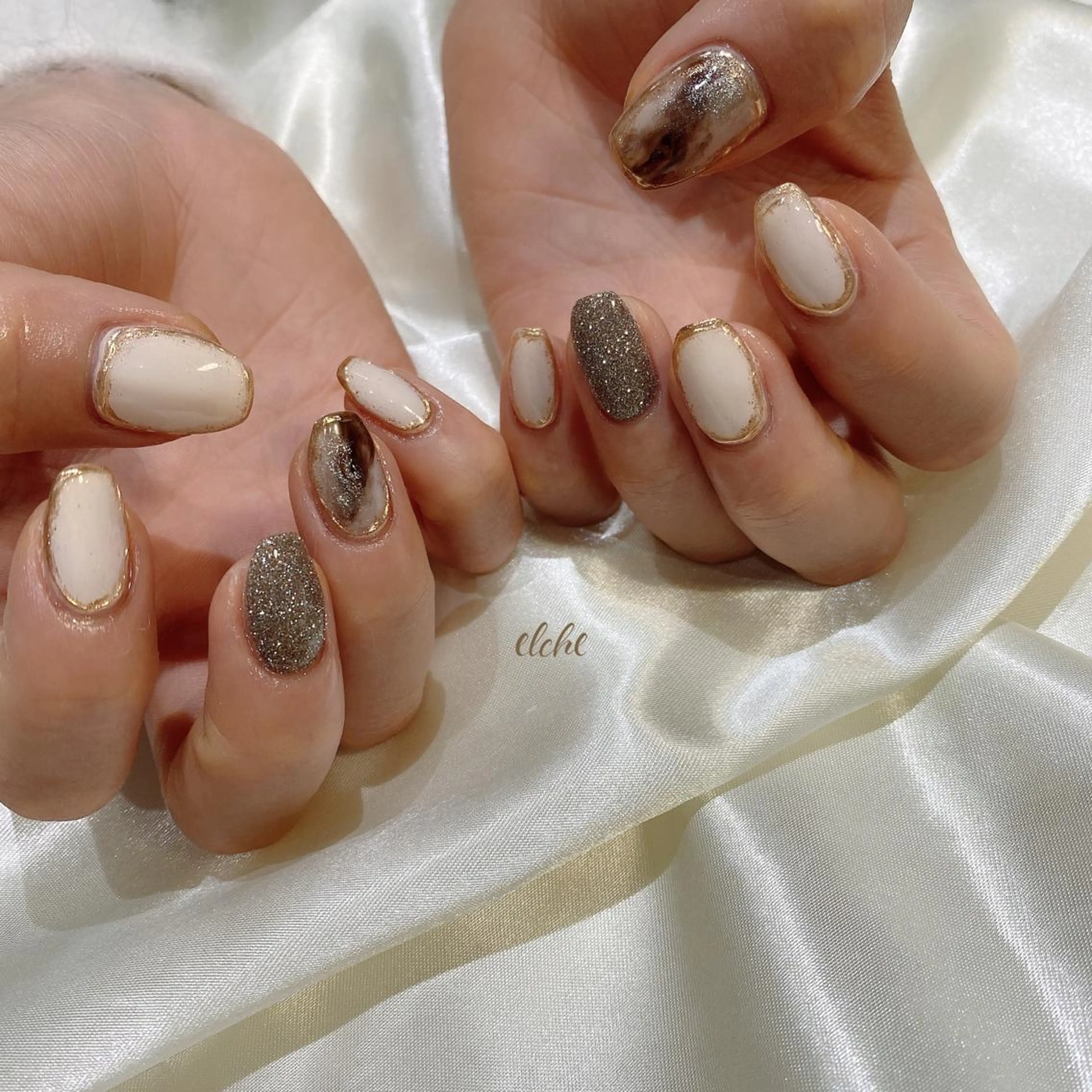 ネイル フラッシュネイル Rio 𓍼のネイルデザイン