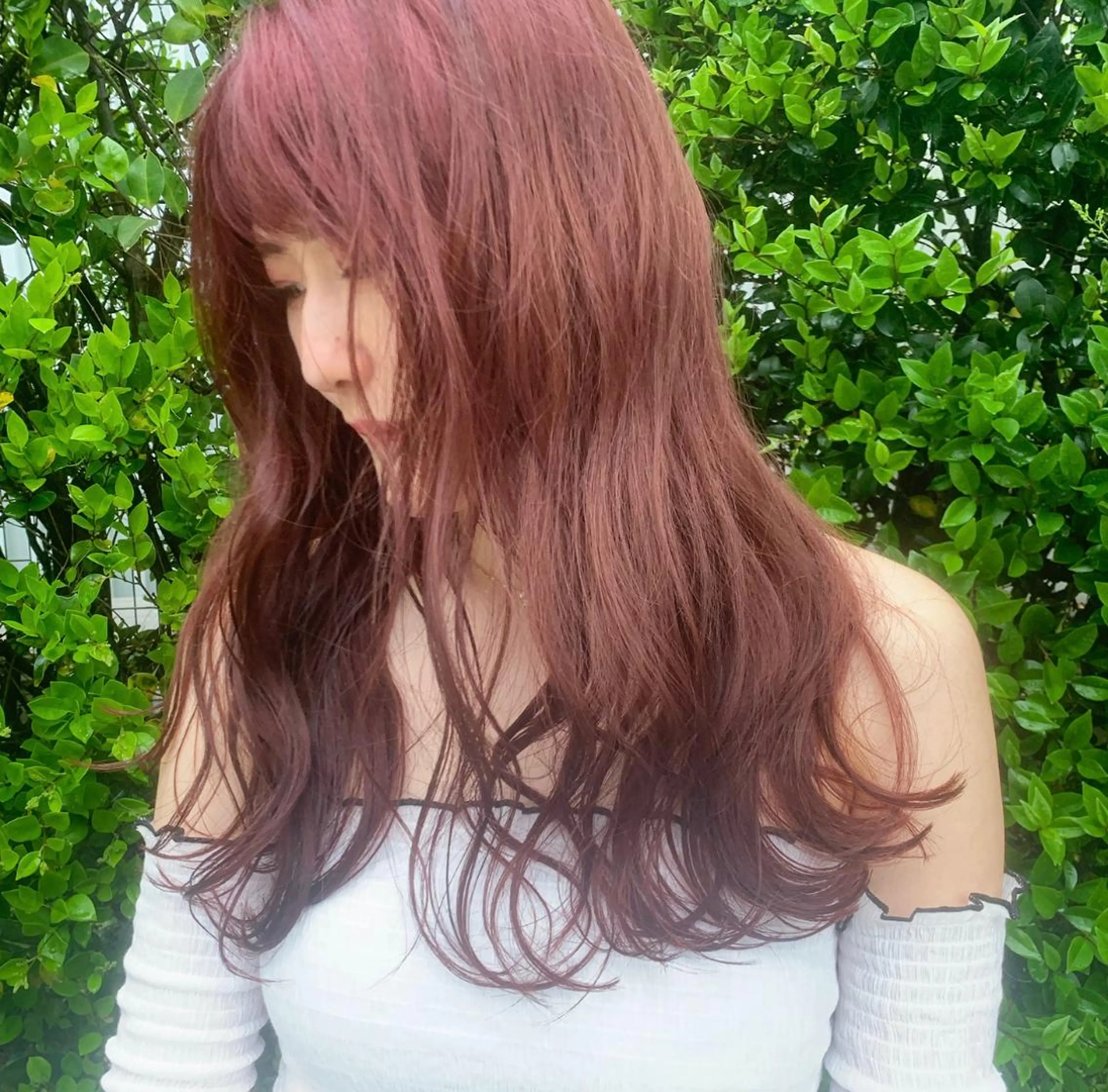 ロング カラー ヘアアレンジ ハイトーン/美髪矯正 🍃大江拓実のヘアスタイル