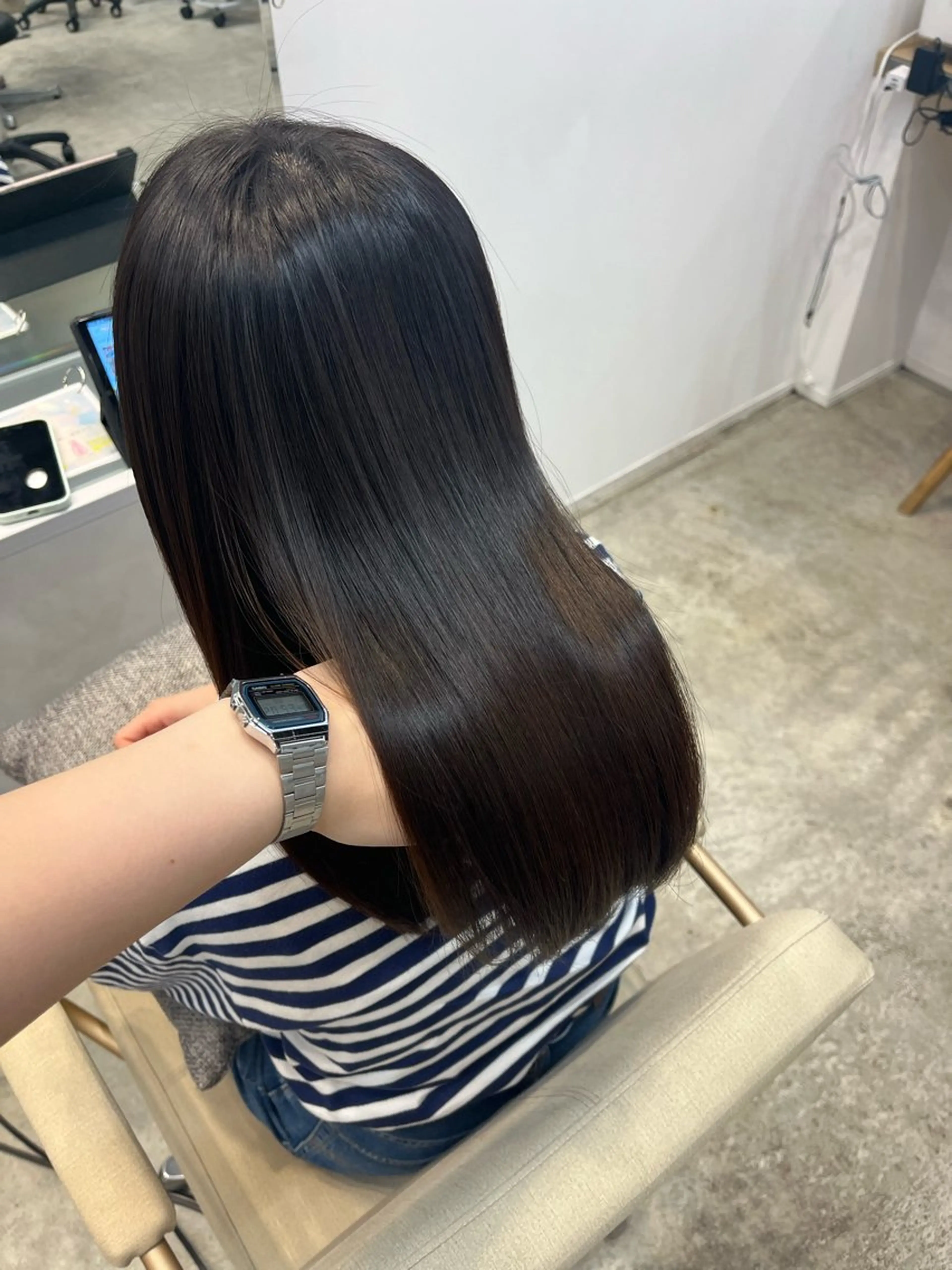 セミロング 髪質改善 トリートメント Kaede🍁 FILMS 渋谷のヘアスタイル