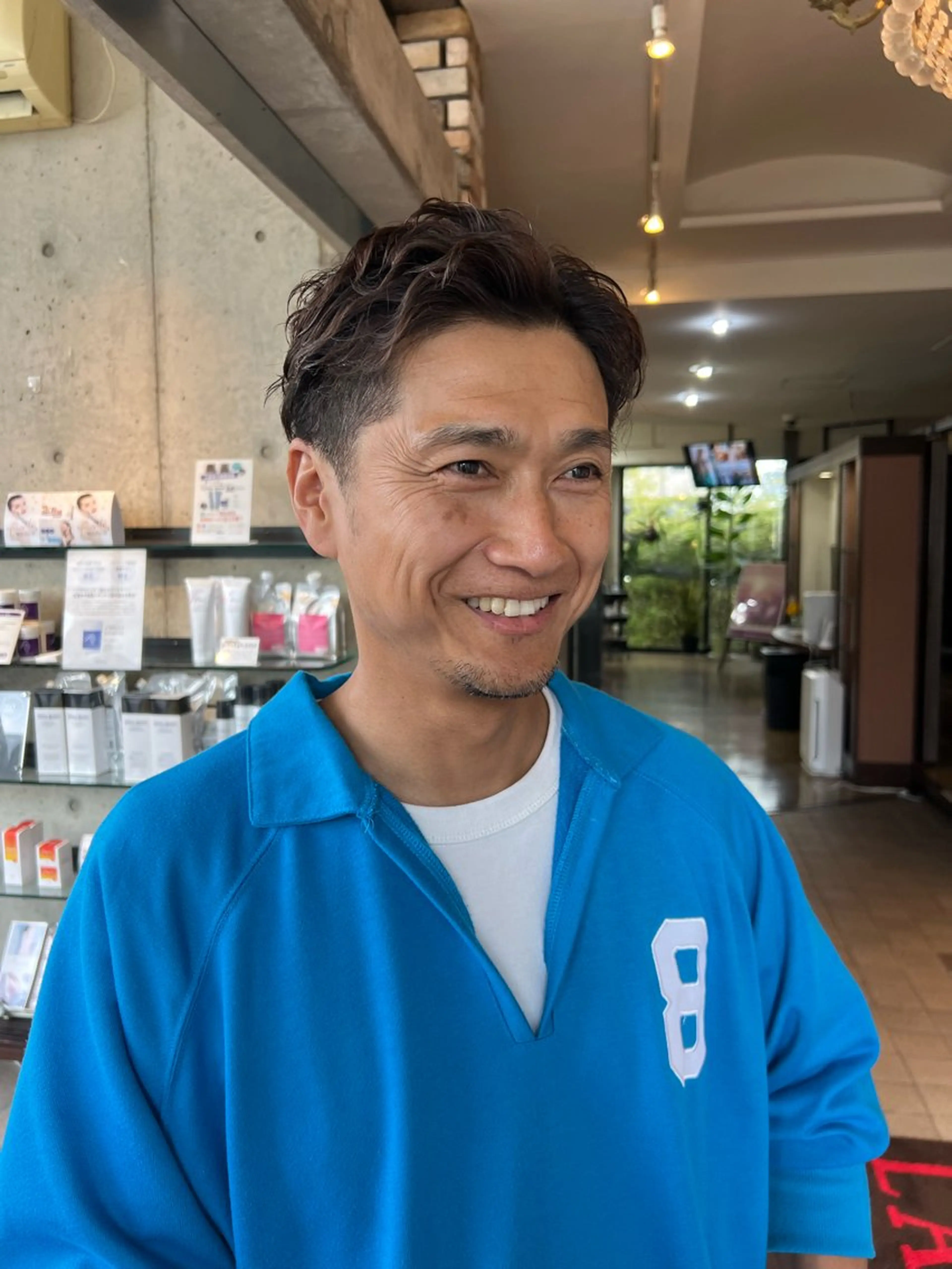 パーマ メンズ 只野 真衣のヘアスタイル