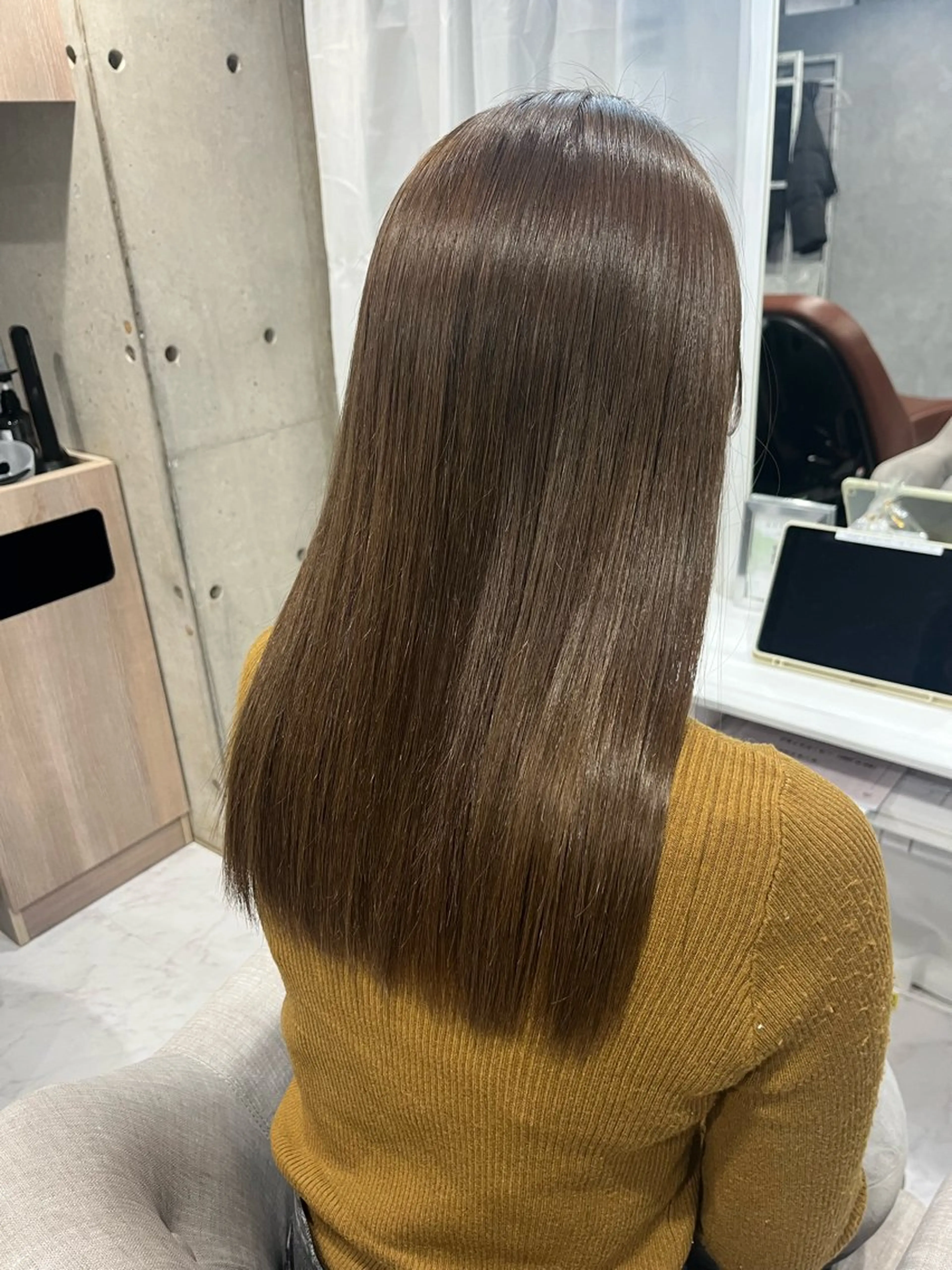 カット+Premiumカラー+髪質改善トリートメント+プチスパの写真