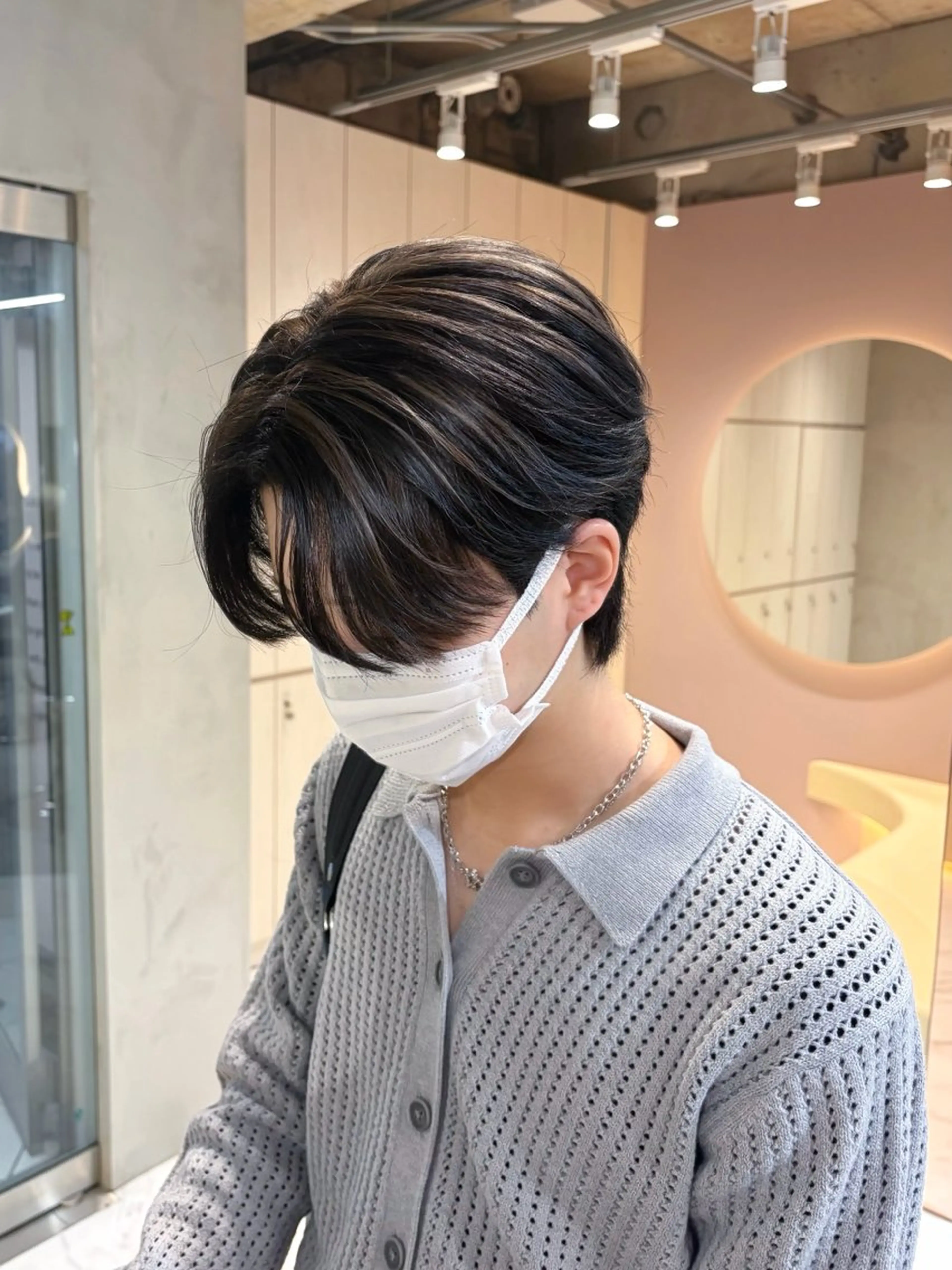 カラー メンズ カット トリートメント 韓国レイヤー ☁️🫧森ハリス誠一のヘアスタイル