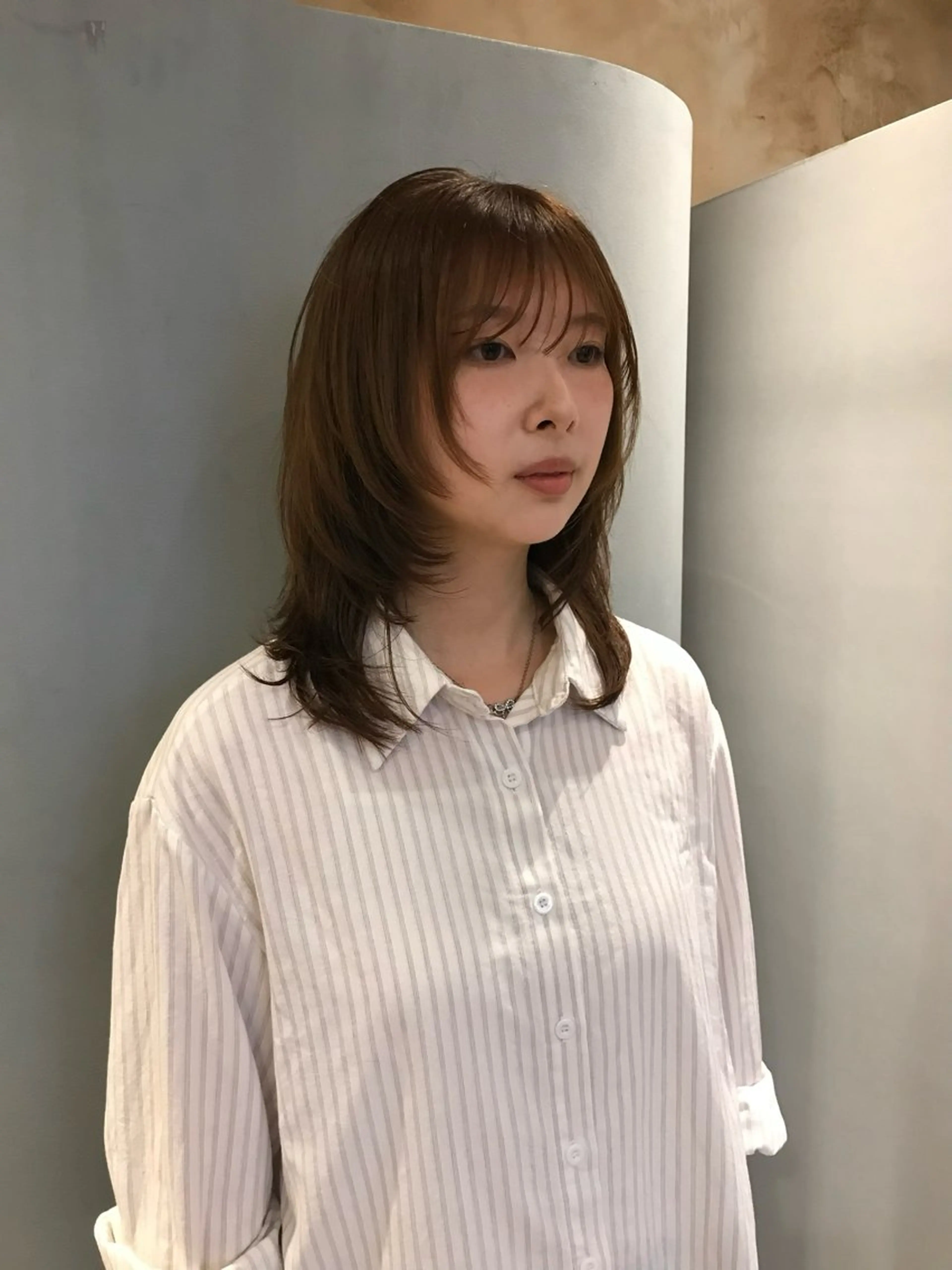 ミディアム レイヤーカット lot れののヘアスタイル