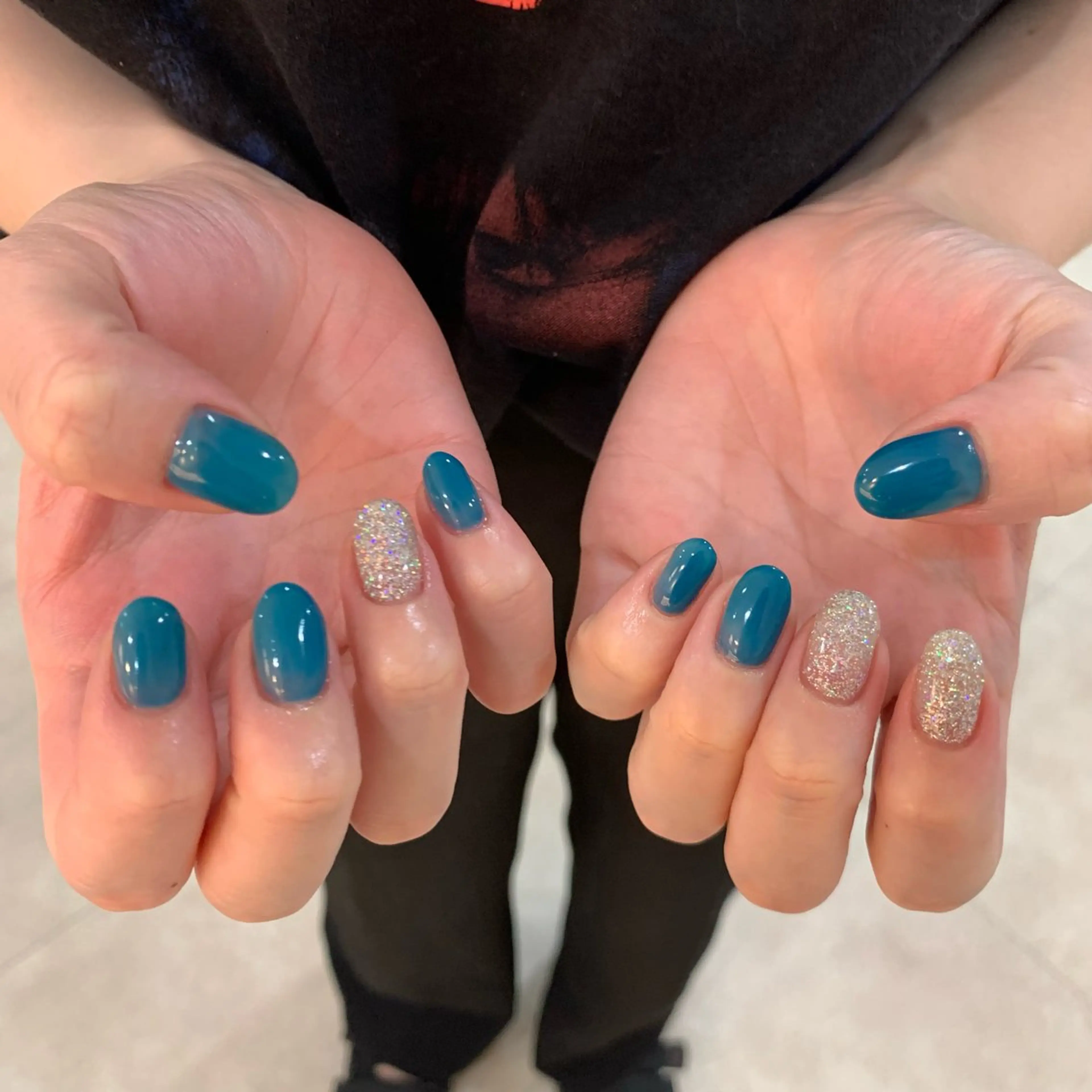 ネイル ハンドネイル フットネイル ハンドケア ゆびノさき茨木店 ニュアンス/アートのネイルデザイン